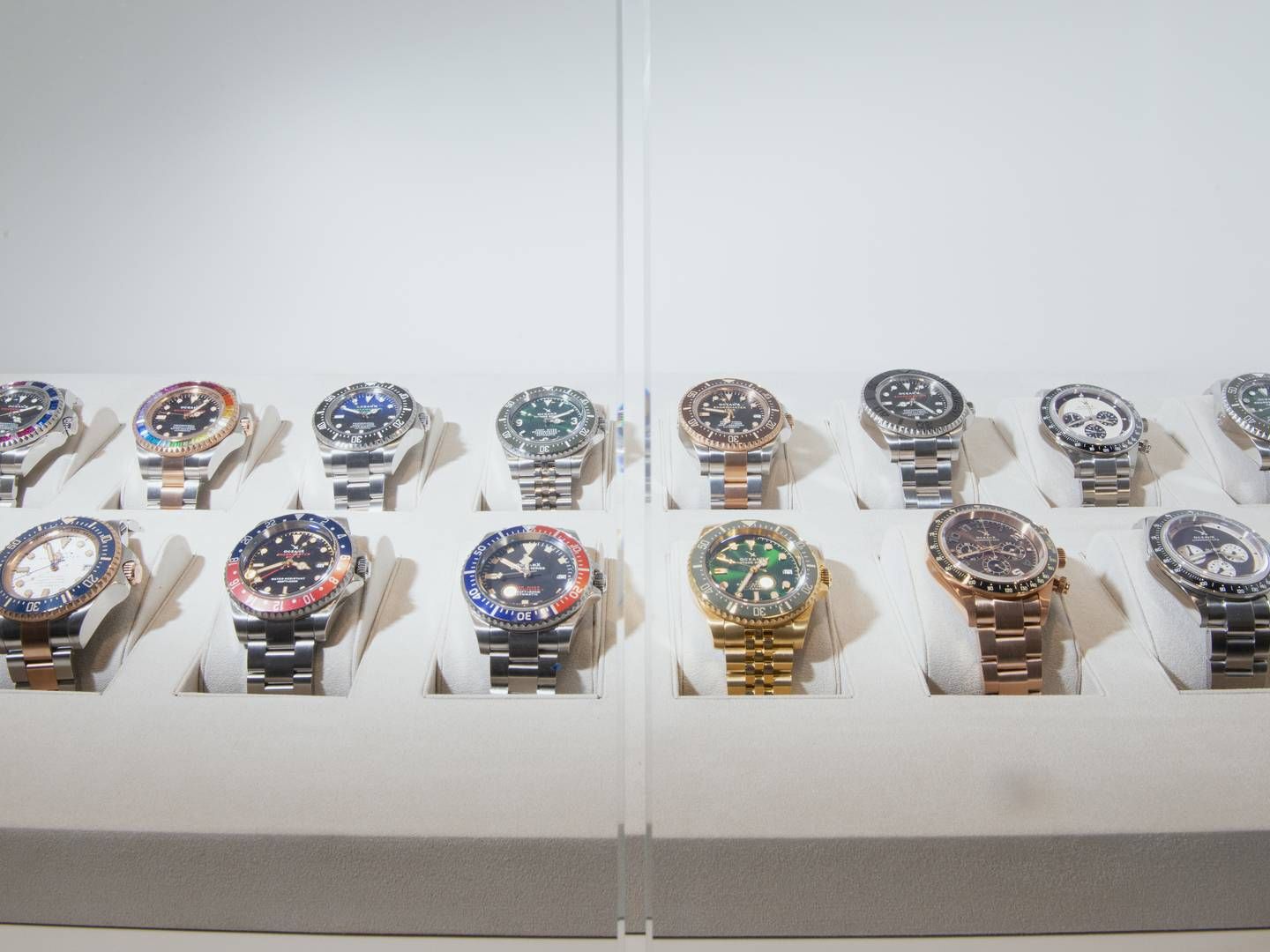 Poul Rørsgaard har i flere omgange smidt store millionbeløb i Llarsen Watches for at redde firmaet. Urene på billedet er ikke Llarsen Watches' produkter. | Foto: Kasper Heden Andersen