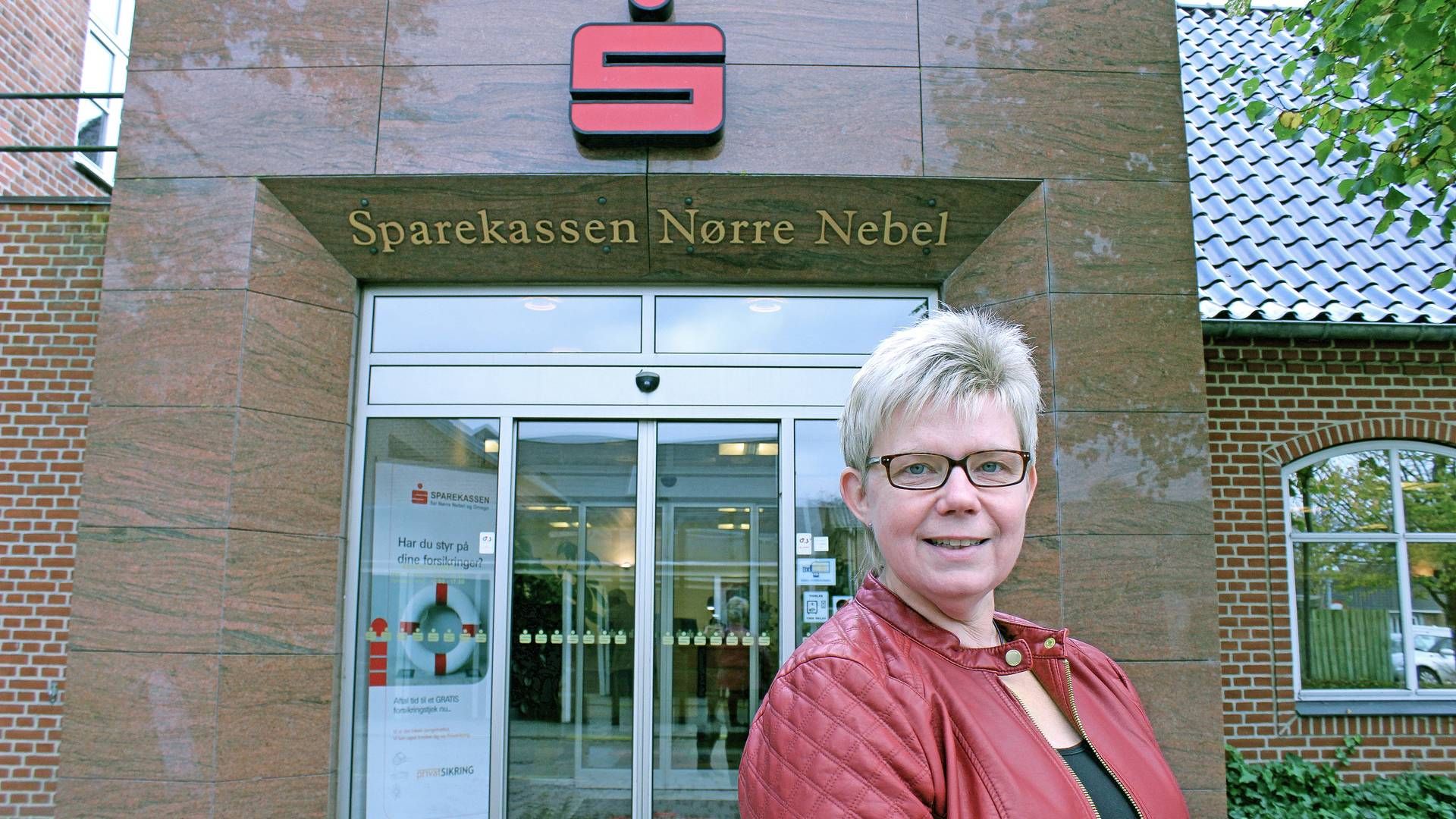 Sidsel Marie Løvvang er adm. direktør i Sparekassen for Nørre Nebel og Omegn. | Foto: Søren Peter Frøsig