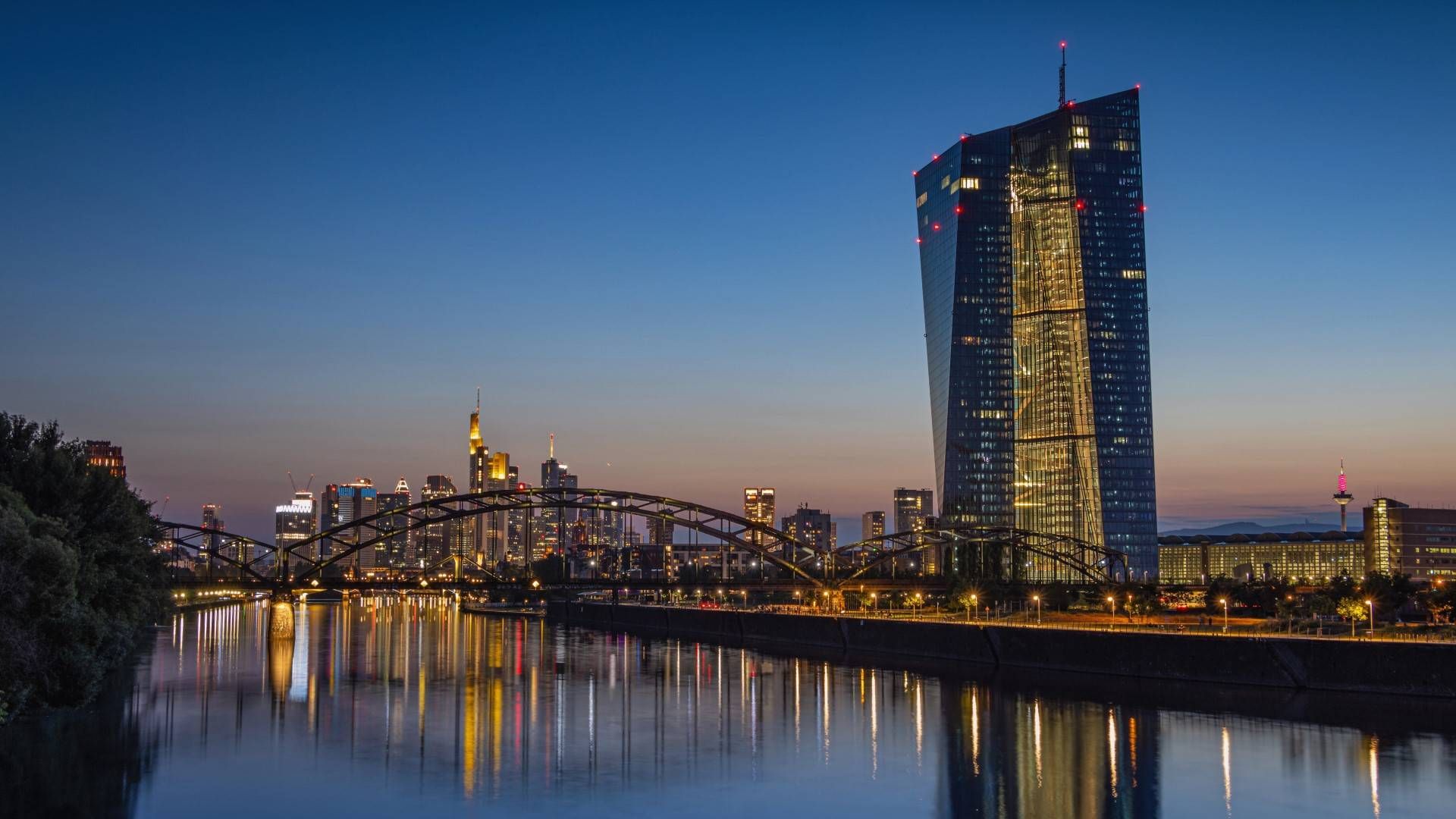 Die EZB in Frankfurt.