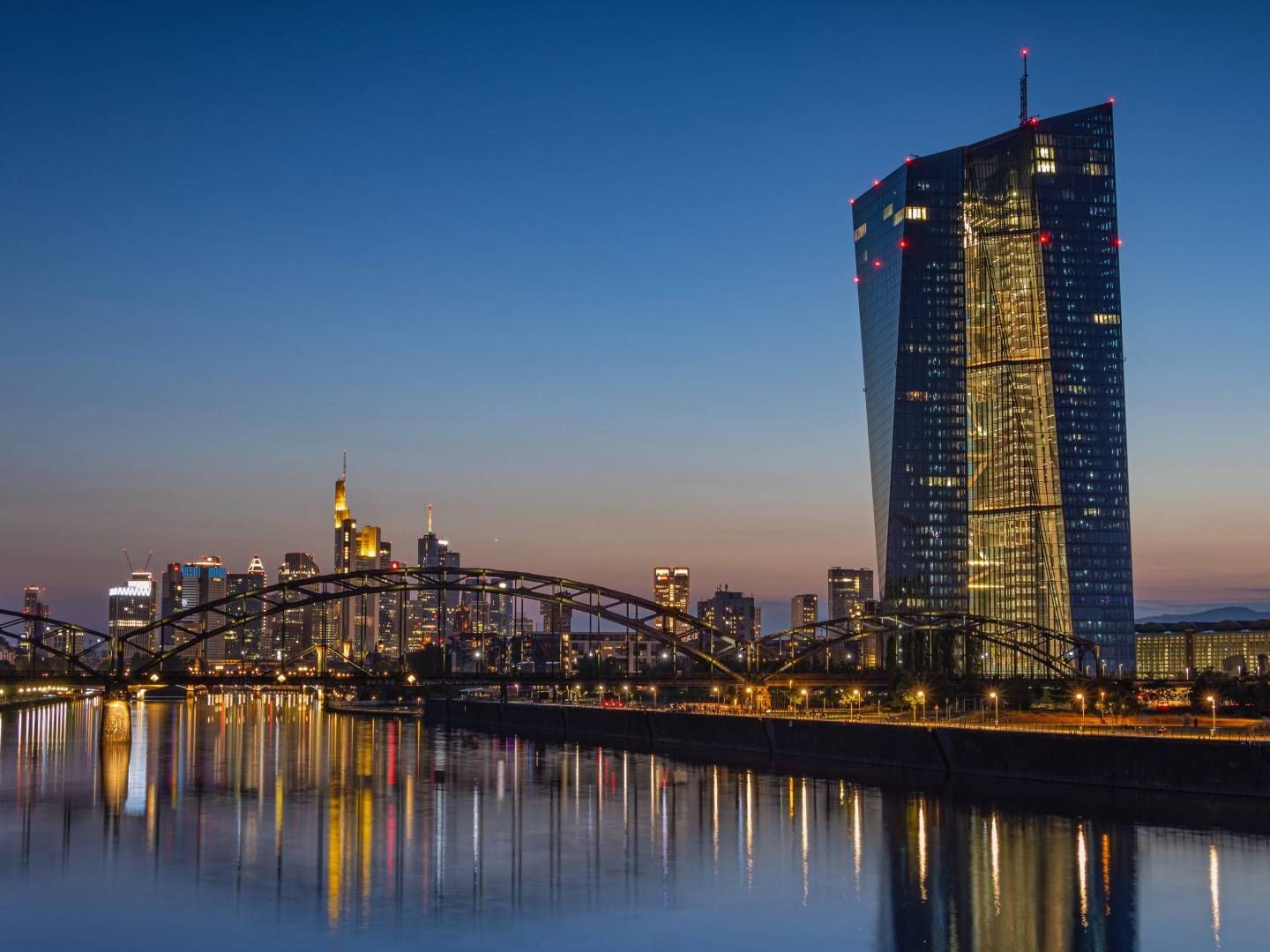 Die EZB in Frankfurt.