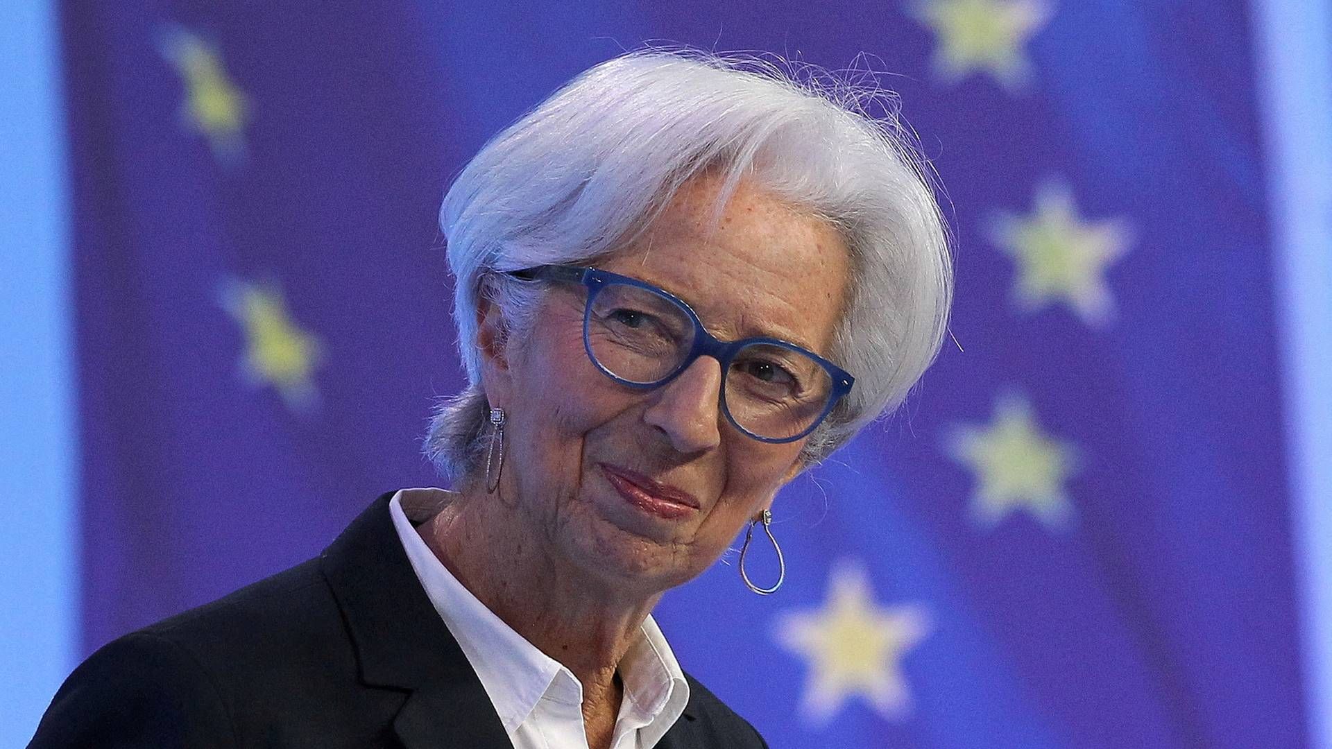 Præsident for Den Europæiske Centralbank, Christine Lagarde. | Foto: POOL/REUTERS / X80003