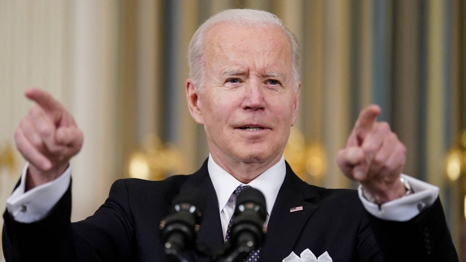 Joe Biden vil blandt andet finansiere øgede militærudgifter med højere skatter til de rigeste amerikanere. | Foto: Kevin Lamarque/REUTERS / X00157