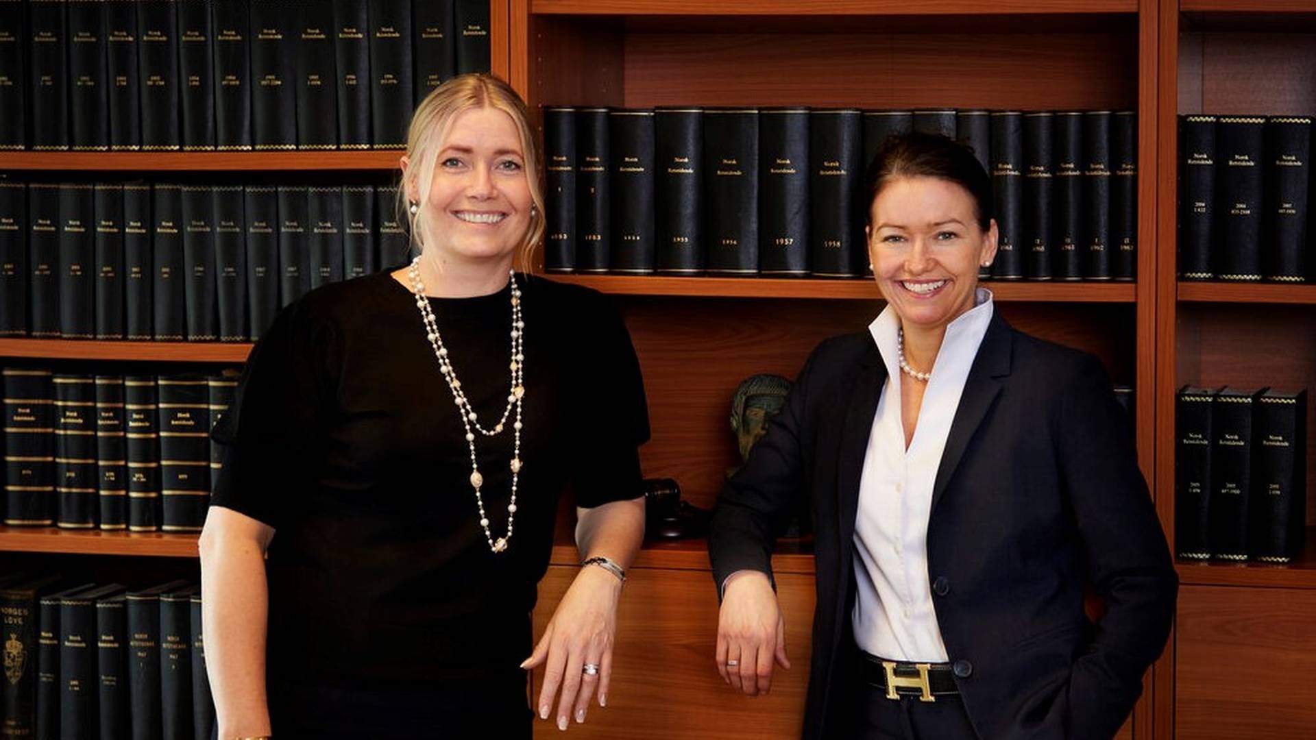 Ann-Sølvi Valås Myhr og Anita Rian Lykken startet advokatfirma sammen i 2013. | Foto: Advokatkontoret Lykken & Myhr