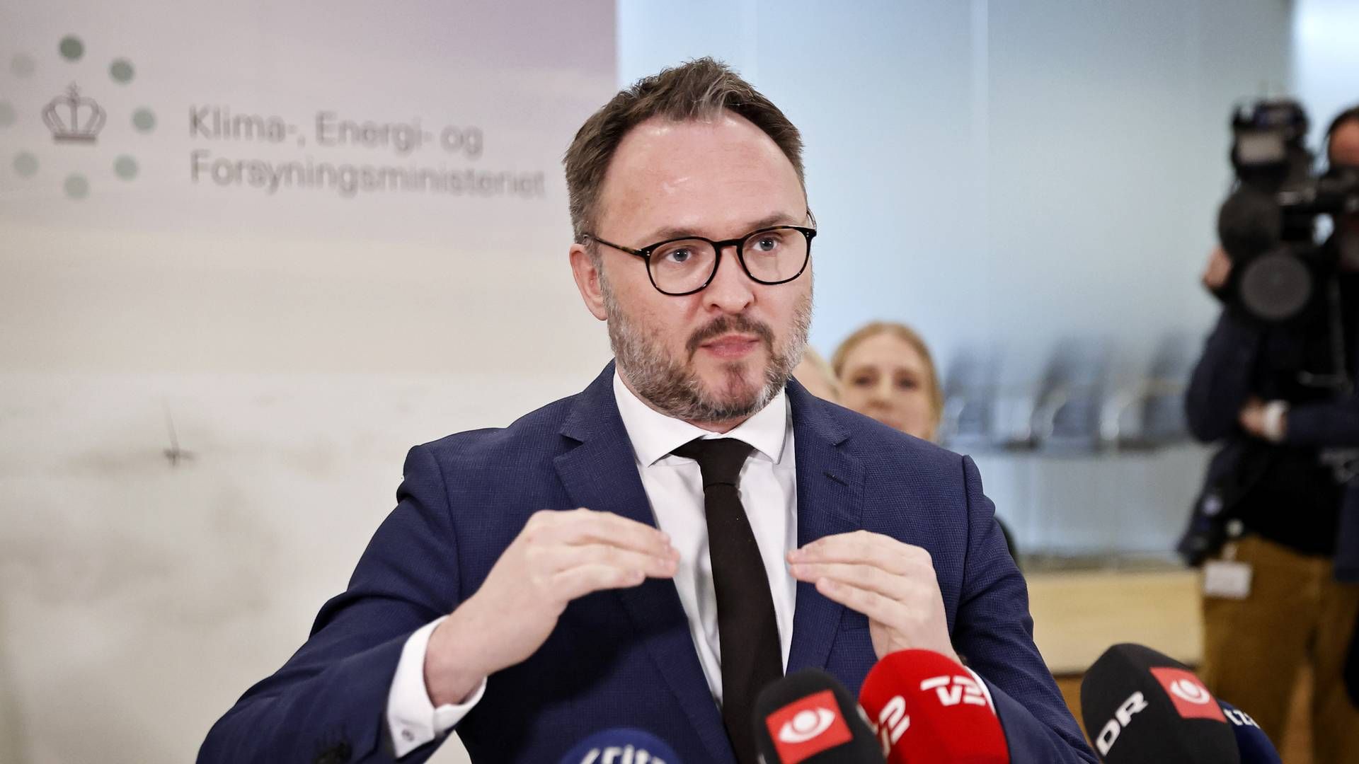 "Flere vil modtage en check, og checken vil være større,” sagde klima-, energi- og forsyningsminister Dan Jørgensen, da aftale om varmecheck blev præsenteret. | Foto: Jens Dresling