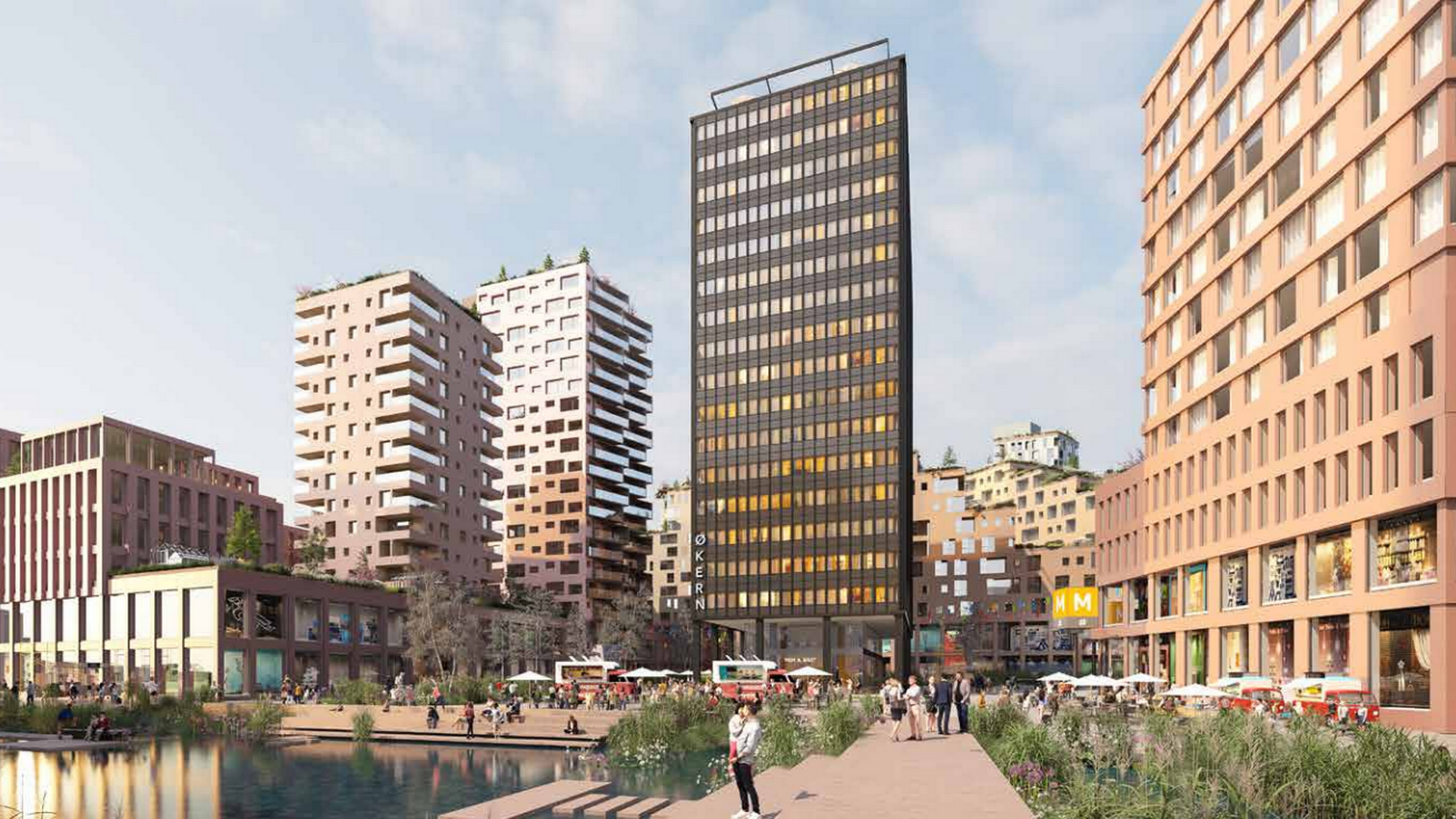 STORE PLANER: Det kan komme store næringsbygg og 1500 nye boliger på Økern i Oslo