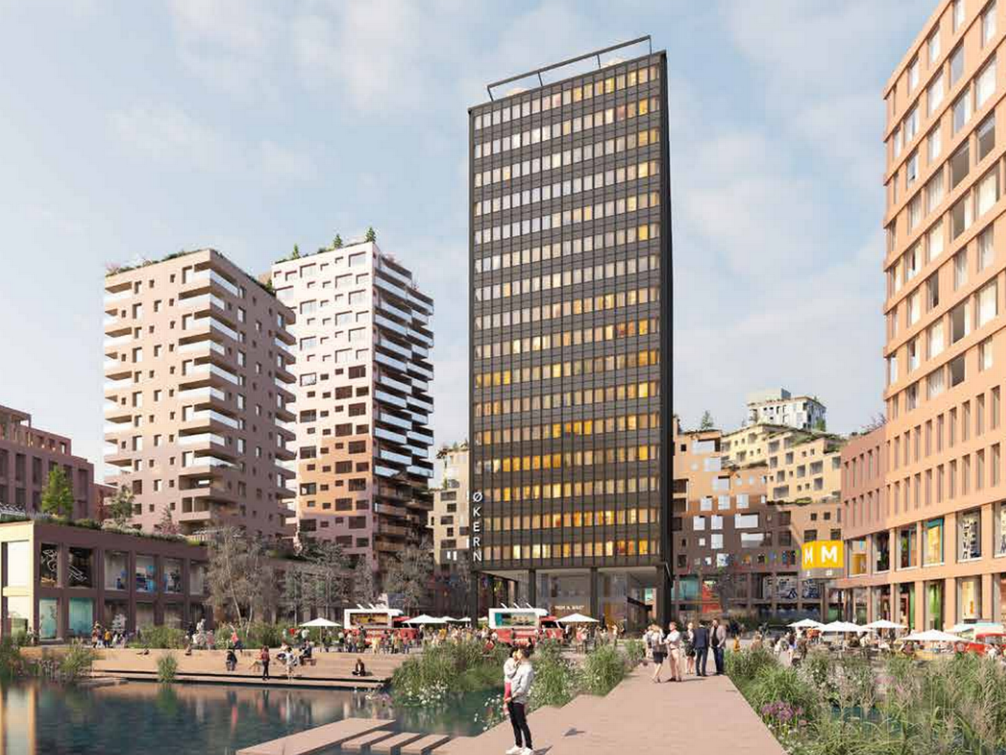 STORE PLANER: Det kan komme store næringsbygg og 1500 nye boliger på Økern i Oslo