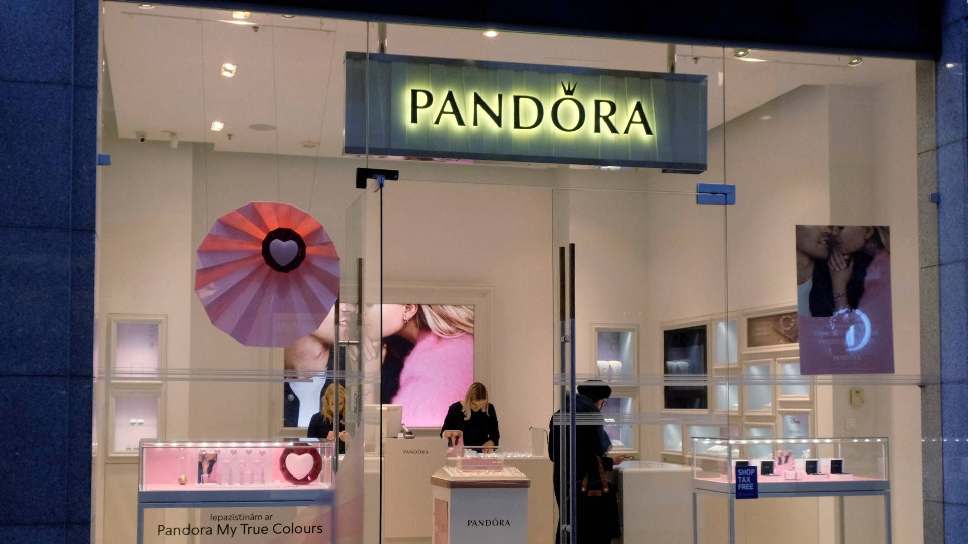 Danske Pandora sælger smykker i hele verden. | Foto: INTS KALNINS/REUTERS / X02120