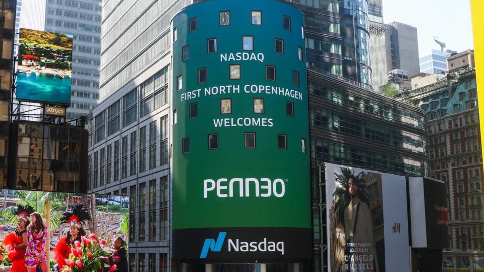 Penneo takker efter knap to år af på Nasdaq First North og rykker til hovedmarkedet. | Foto: Nasdaq / PR