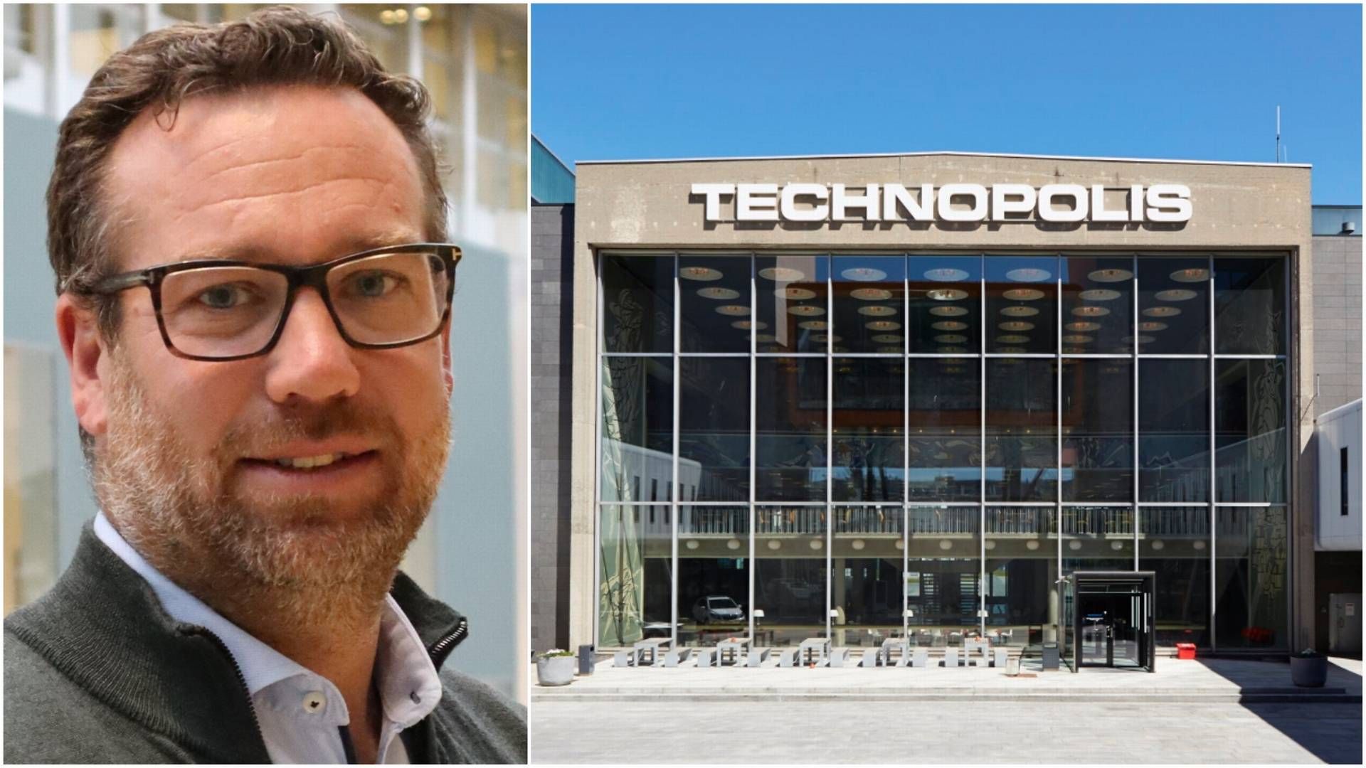 HAR 70.000 KVADRATMETER: Leder for Technopolis i Norge, Alf K. Astrup, fyller opp på Fornebu. | Foto: Technopolis. Collage: EiendomsWatch