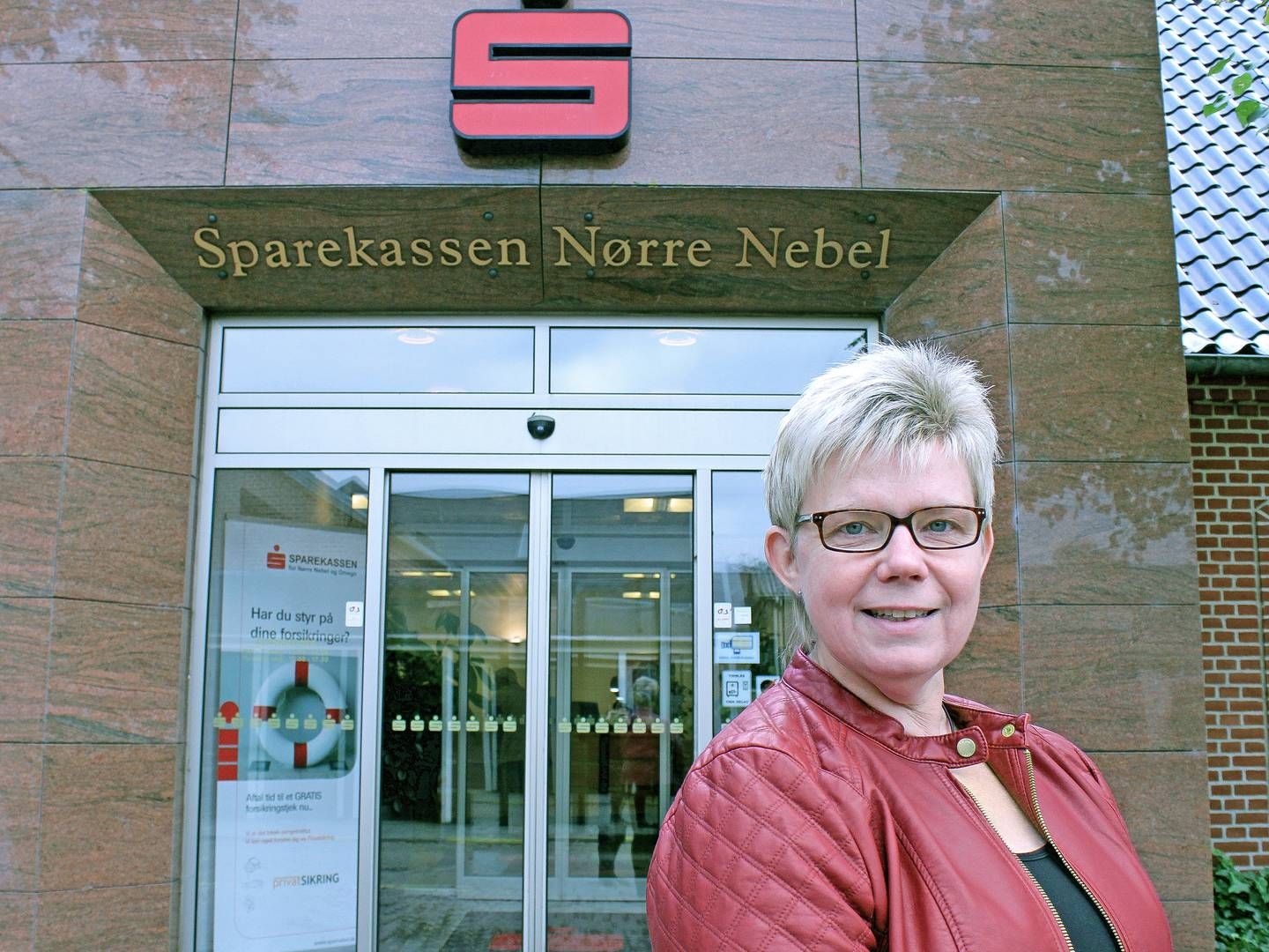 Sidsel Marie Løvvang stopper som adm. direktør i Sparekassen for Nørre Nebel og Omegn. | Foto: Søren Peter Frøsig