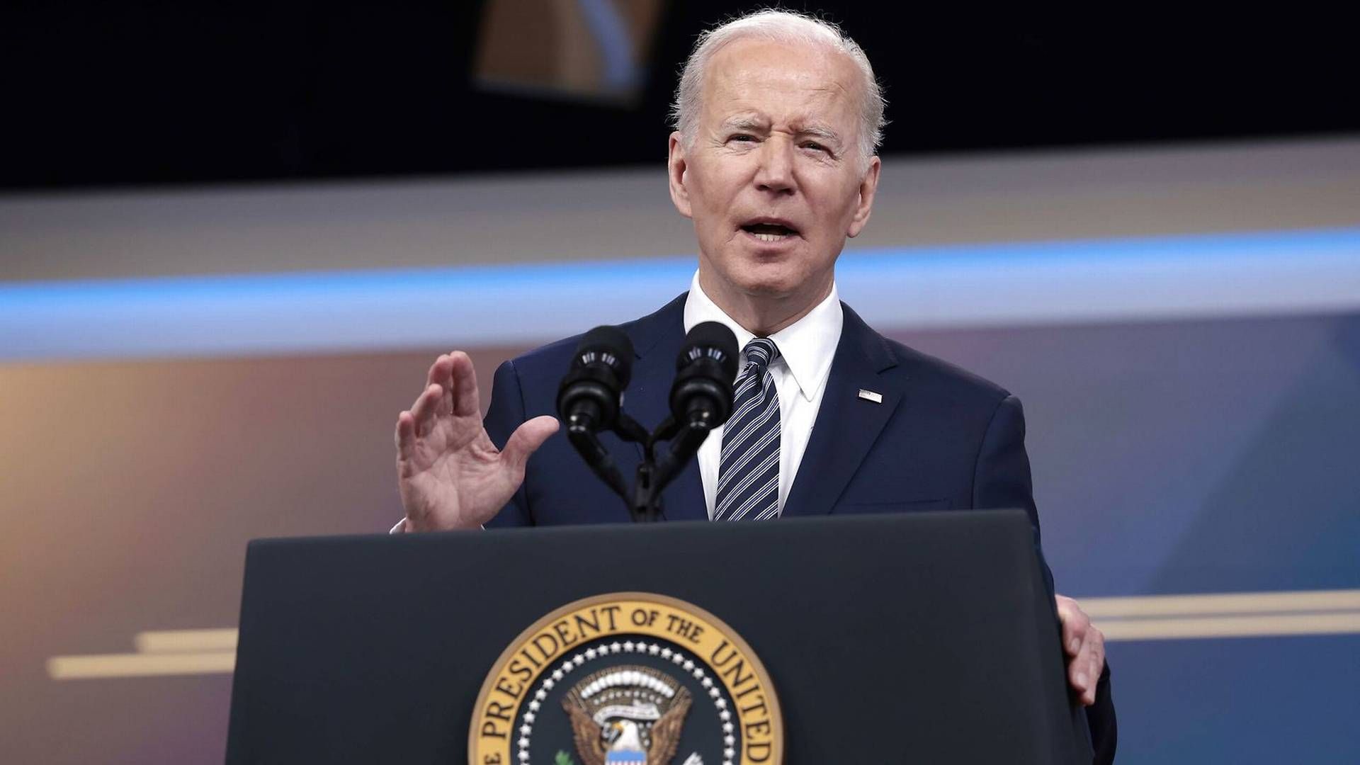 Præsident Biden åbner for de amerikanske olielagre. | Foto: Anna Moneymaker/AFP/Ritzau Scanpix