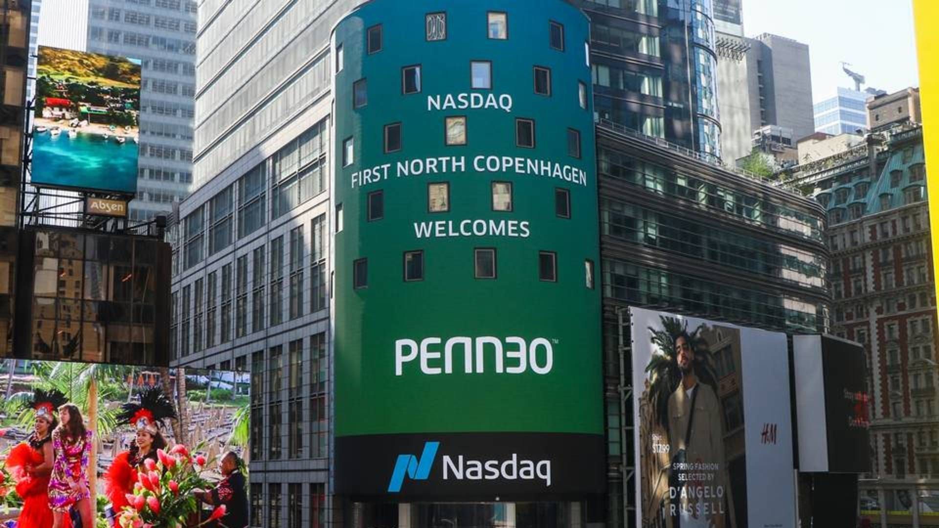 Penneo, der strøg på vækstbørsen First North i 2020, indtager nu hovedmarkedet i København. | Foto: Nasdaq / PR