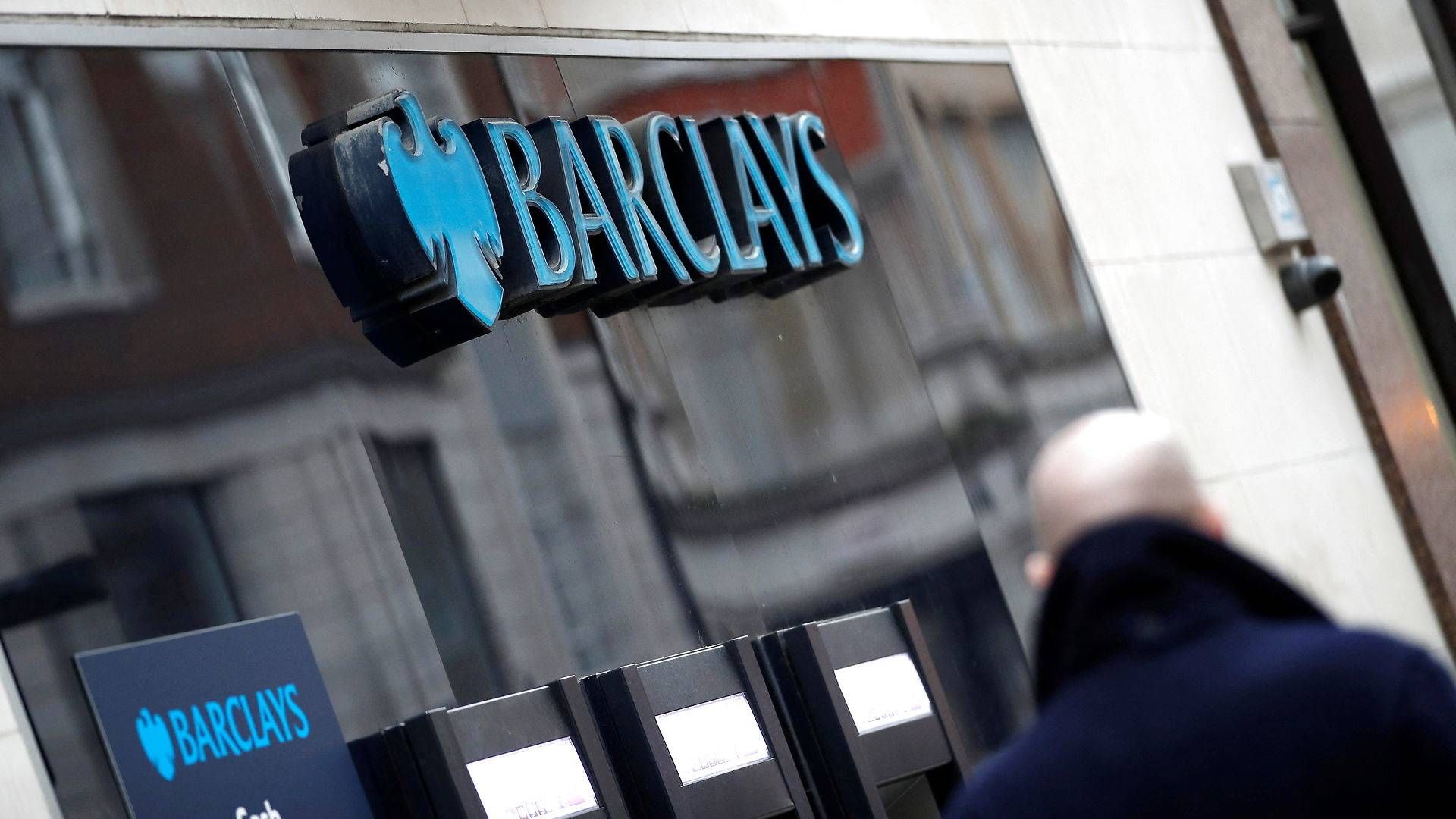 Das Logo von Barclays. | Foto: Peter Nicholls/Reuters/Ritzau Scanpix/REUTERS / X03508