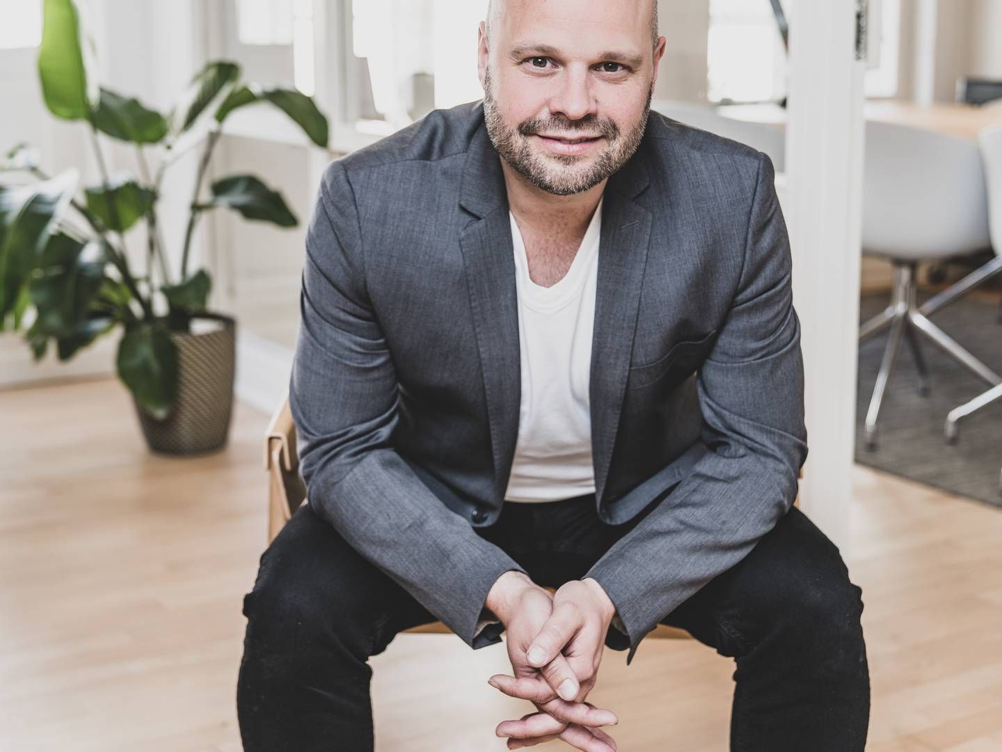 Mads Troelsgaard, adm. direktør for SynergyXR, får et nyt medlem af bestyrelsen i form af Christian Bach, medstifter af Netlify. | Foto: SynergyXR / PR
