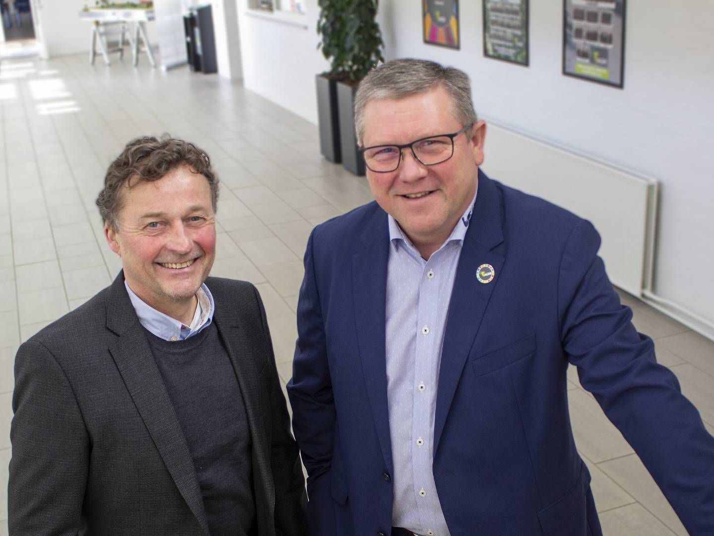 Bestyrelsen i Agri Nord, med formand Carl Chr. Pedersen (tv) i spidsen, har fyret adm. direktør Kim Koch (th). | Foto: agri nord / PR