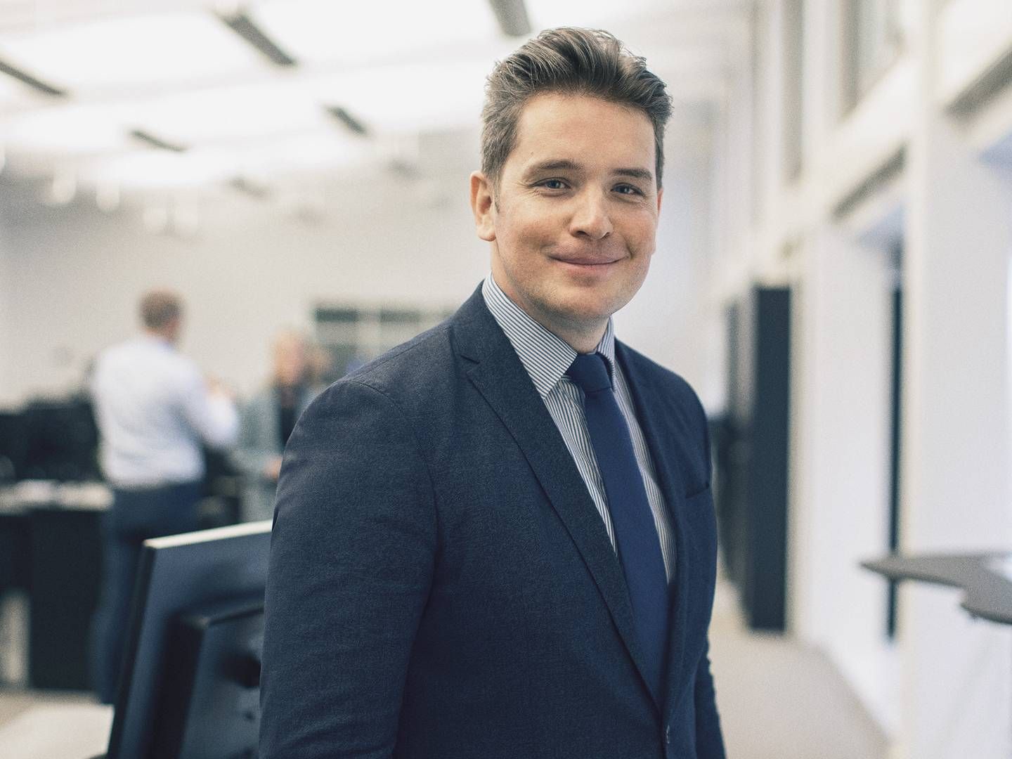 Ulrik Knudsen er erhvervsschef i Sydbank og lidt af et fænomen på det sociale medie Linkedin med godt 16.000 følgere. | Foto: PR