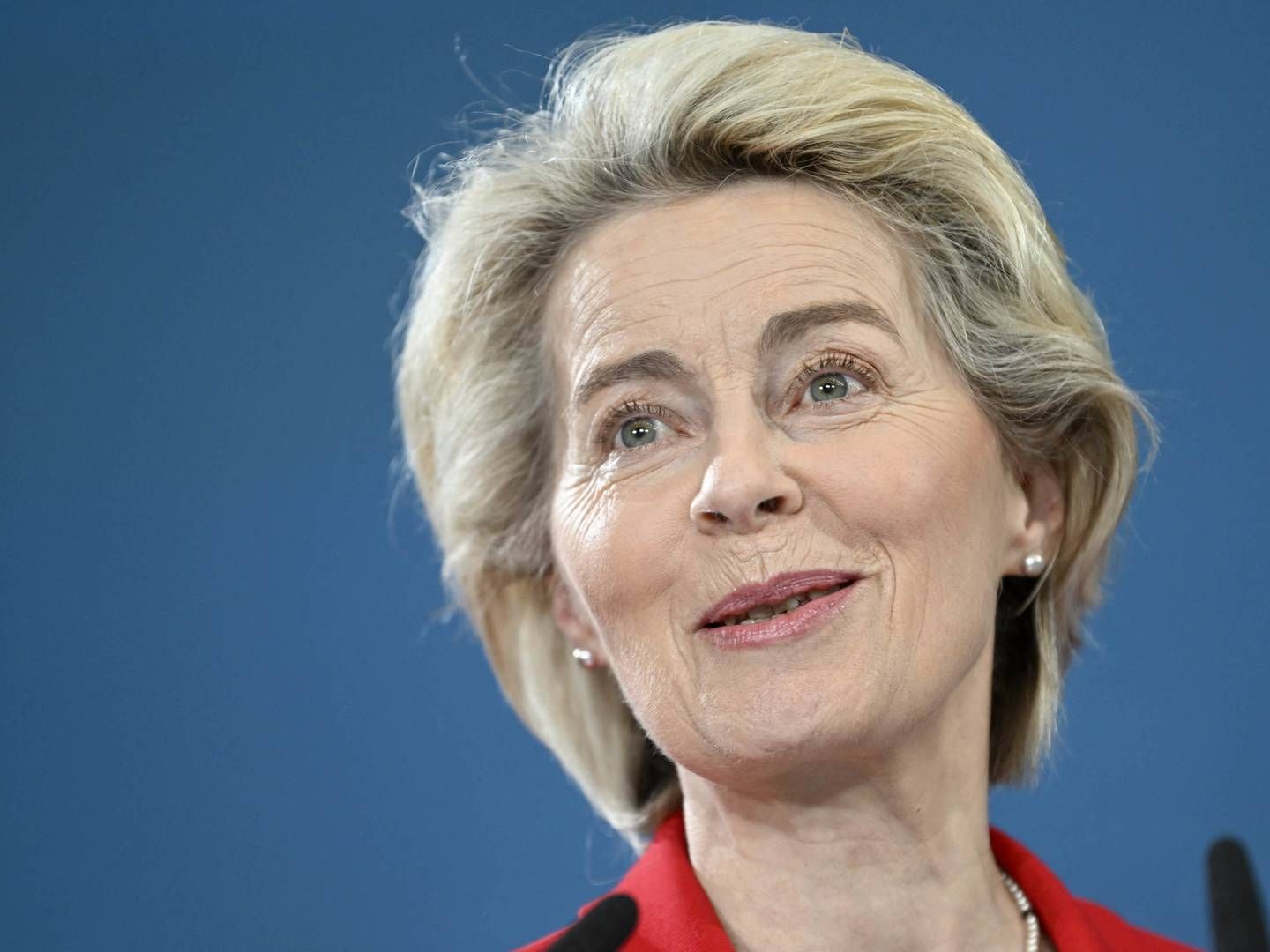 Formand for EU Kommissionen, Ursula von der Leyen, har fået EU-landenes tilslutning til den femte sanktionspakke mod Rusland. | Photo: FREDRIK SANDBERG/AFP / TT NEWS AGENCY