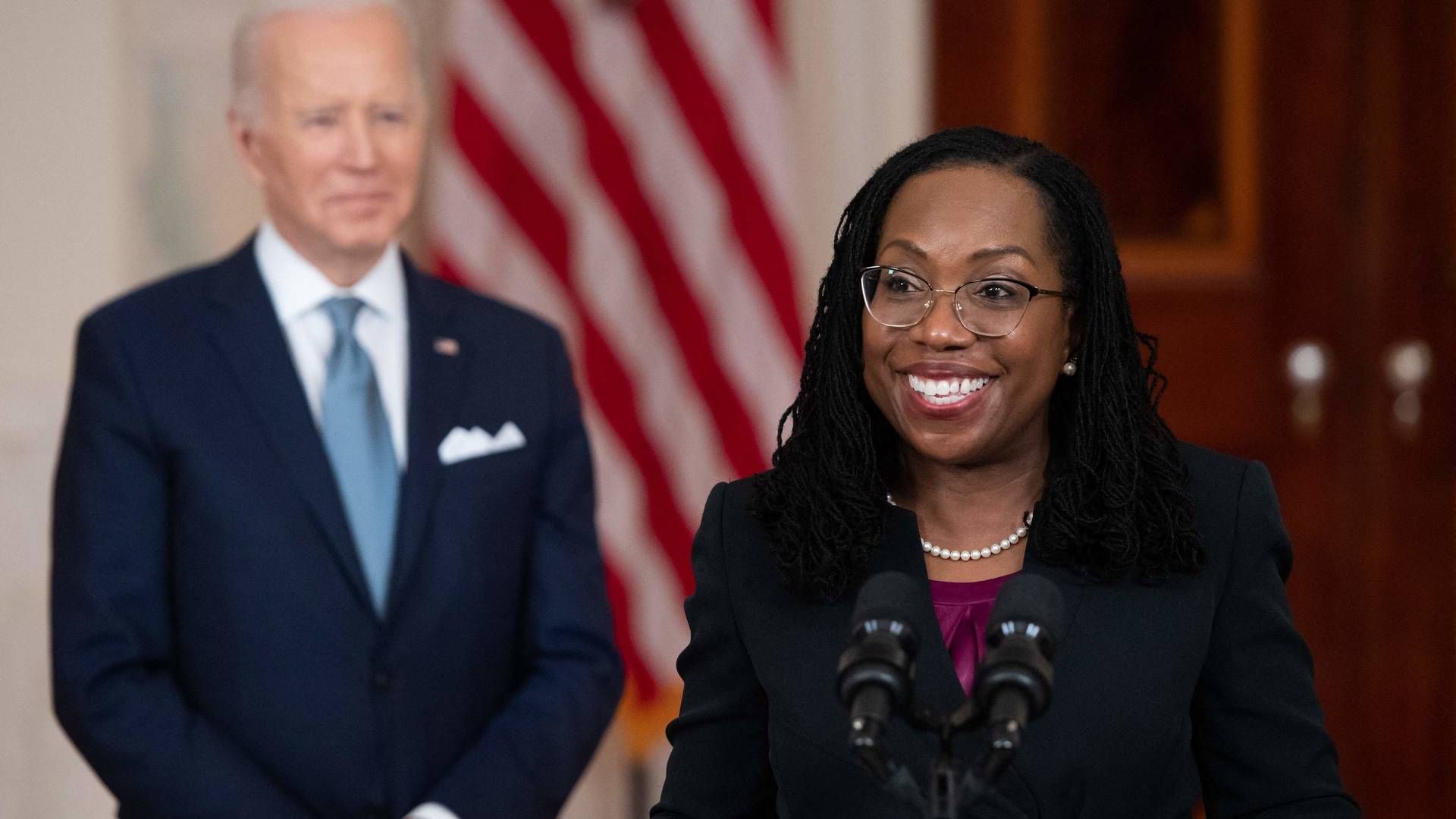 Der blev torsdag skrevet historie i USA, da Senatet godkendte Ketanji Brown Jackson som ny højesteretsdommer. Hun bliver den første sorte kvinde til at få et sæde i den magtfulde institution. (Arkivfoto). | Foto: SAUL LOEB/AFP / AFP