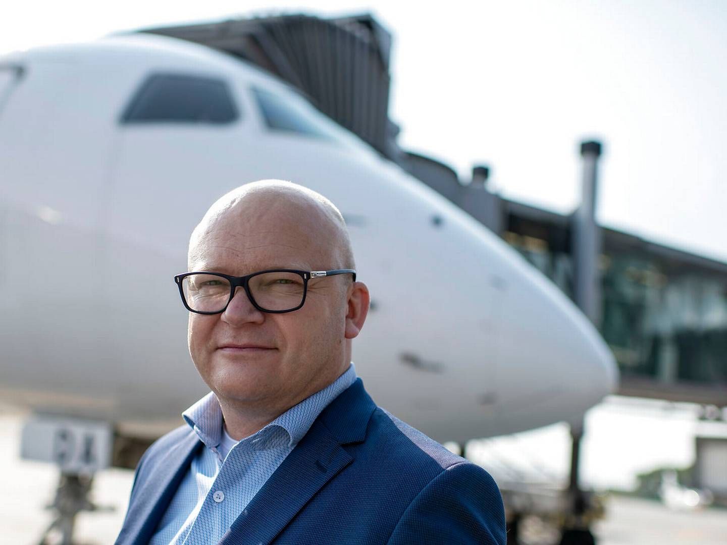 Jan Hessellund, adm. direktør i Billund Lufthavn. | Foto: Joachim Ladefoged/Ritzau Scanpix