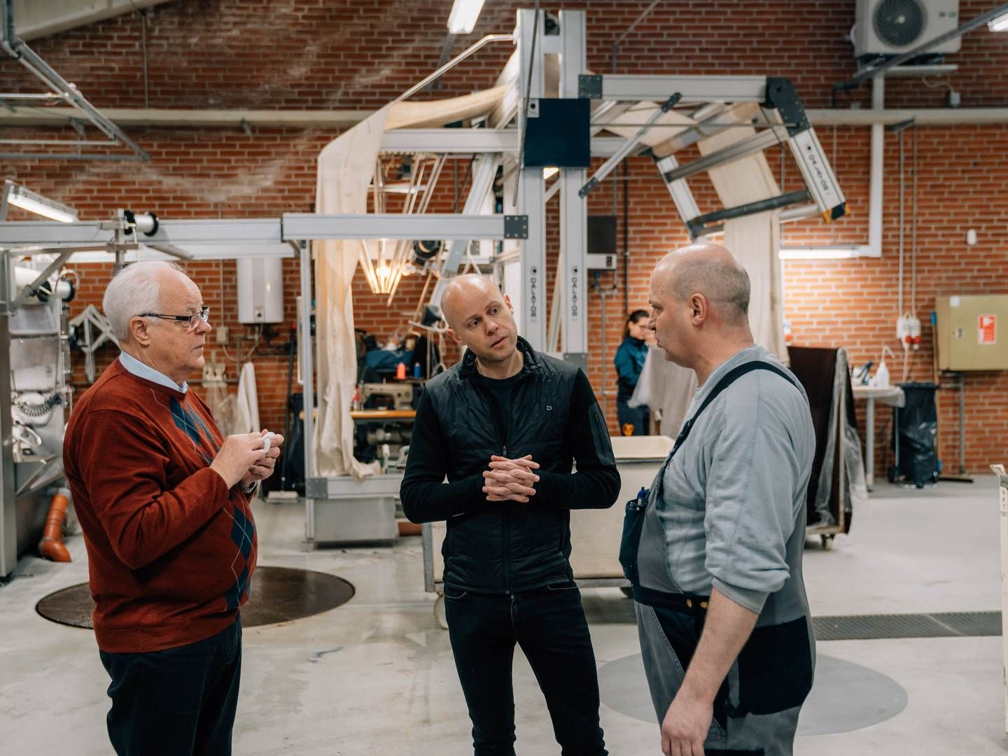 Morten Dilling Bertelsen (i midten) overtog formelt set selskabet fra sin far (t.v.) i 2016. | Foto: Dilling/Pr