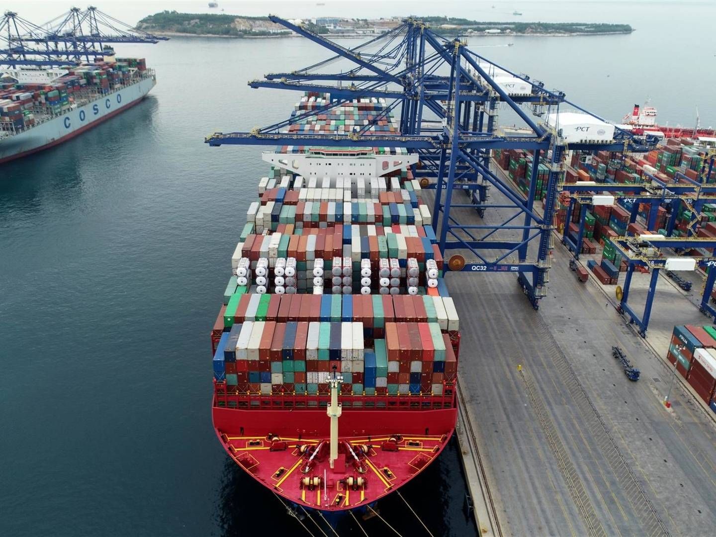 Danaos har fået finansiering til otte containerskibe, der skal bygges på skibsværfterne i Daehan, Dalian og Qingdao. | Foto: PR / Cosco Shipping
