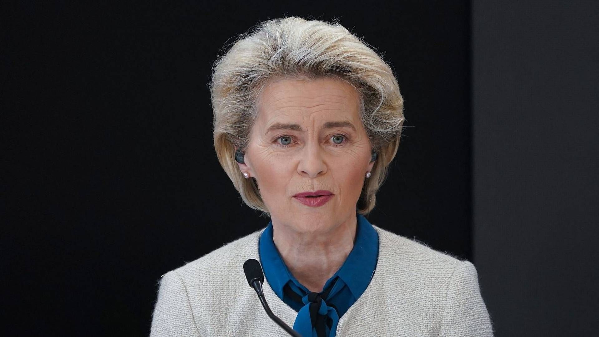 EU-Kommissionens formand, Ursula von der Leyen. | Foto: Janek Skarzynski/AFP/Ritzau Scanpix