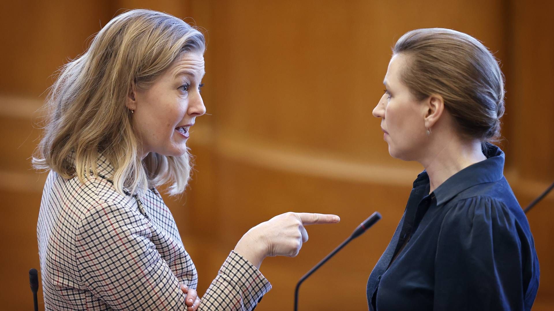 Sofie Carsten Nielsen vil presse regeringen og Mette Frederiksen. | Foto: Jens Dresling