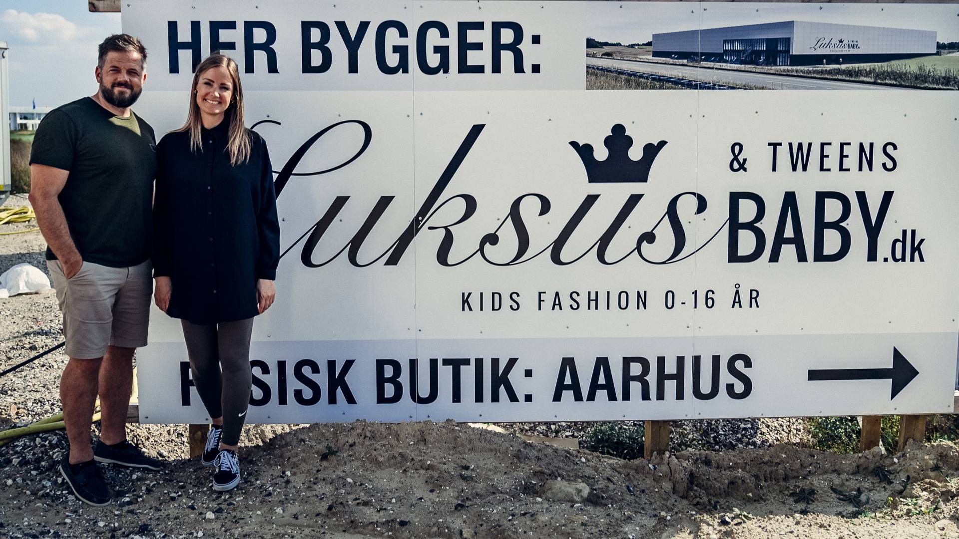 Ægteparret Ann-Louise Christine Aasted og Morten Grabowski Kjær driver i dag Luksusbaby sammen. | Foto: PR/Luksusbaby