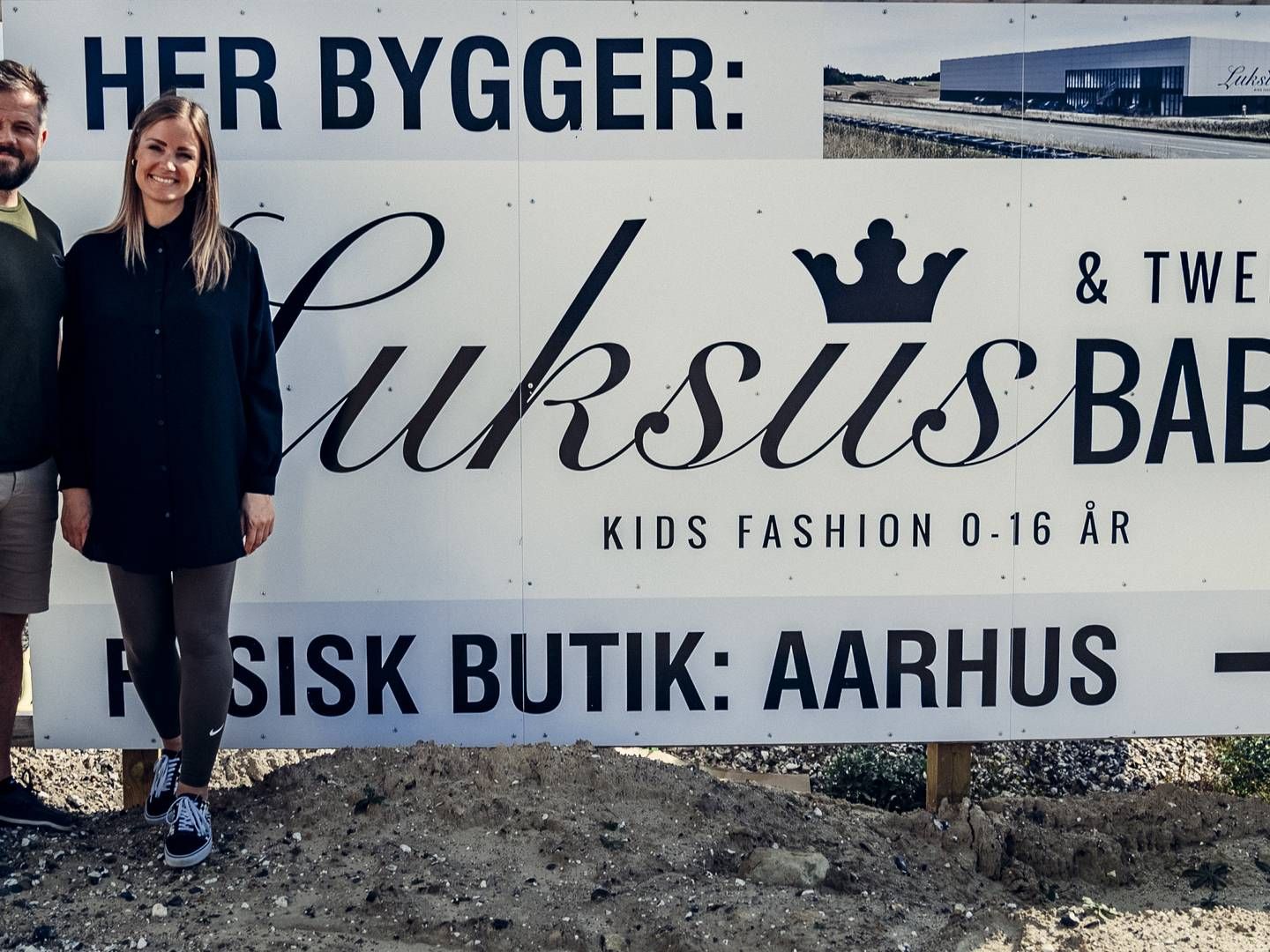 Ægteparret Ann-Louise Christine Aasted og Morten Grabowski Kjær driver i dag Luksusbaby sammen. | Foto: PR/Luksusbaby