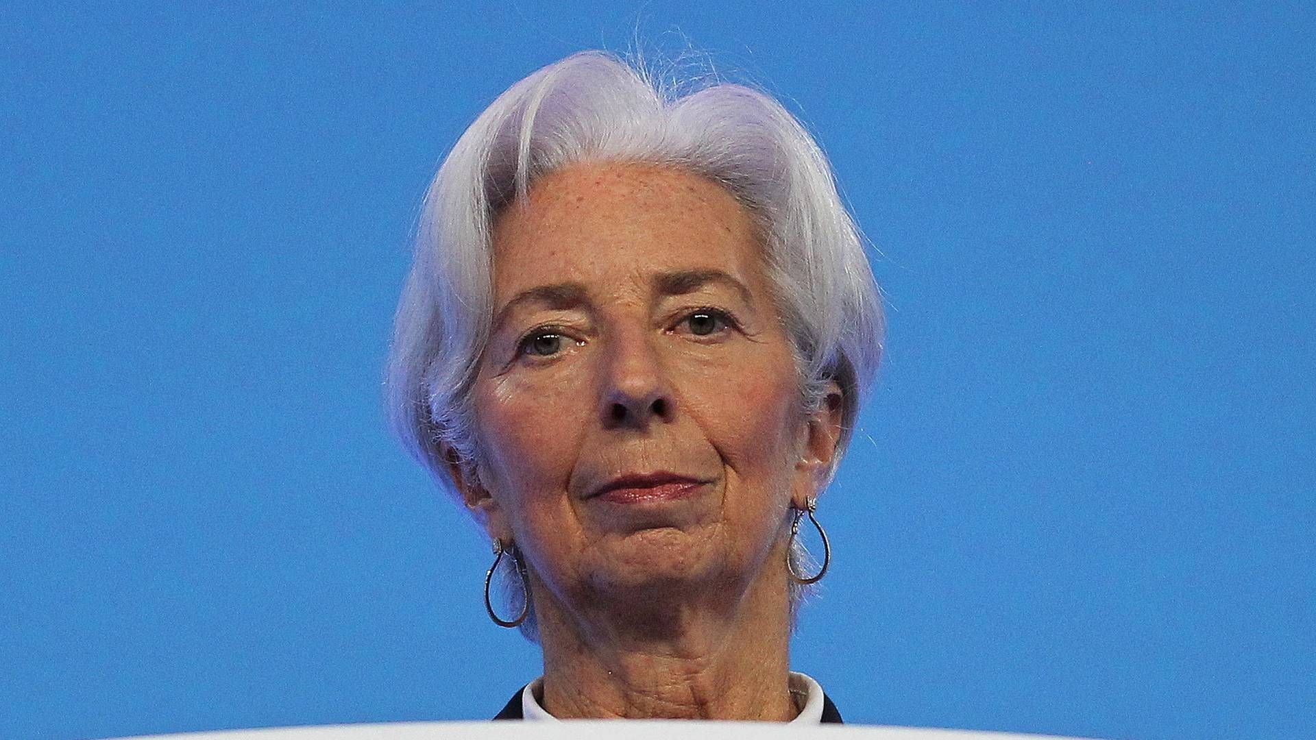 ECB-chef Christine Lagarde. | Foto: POOL/REUTERS / X80003