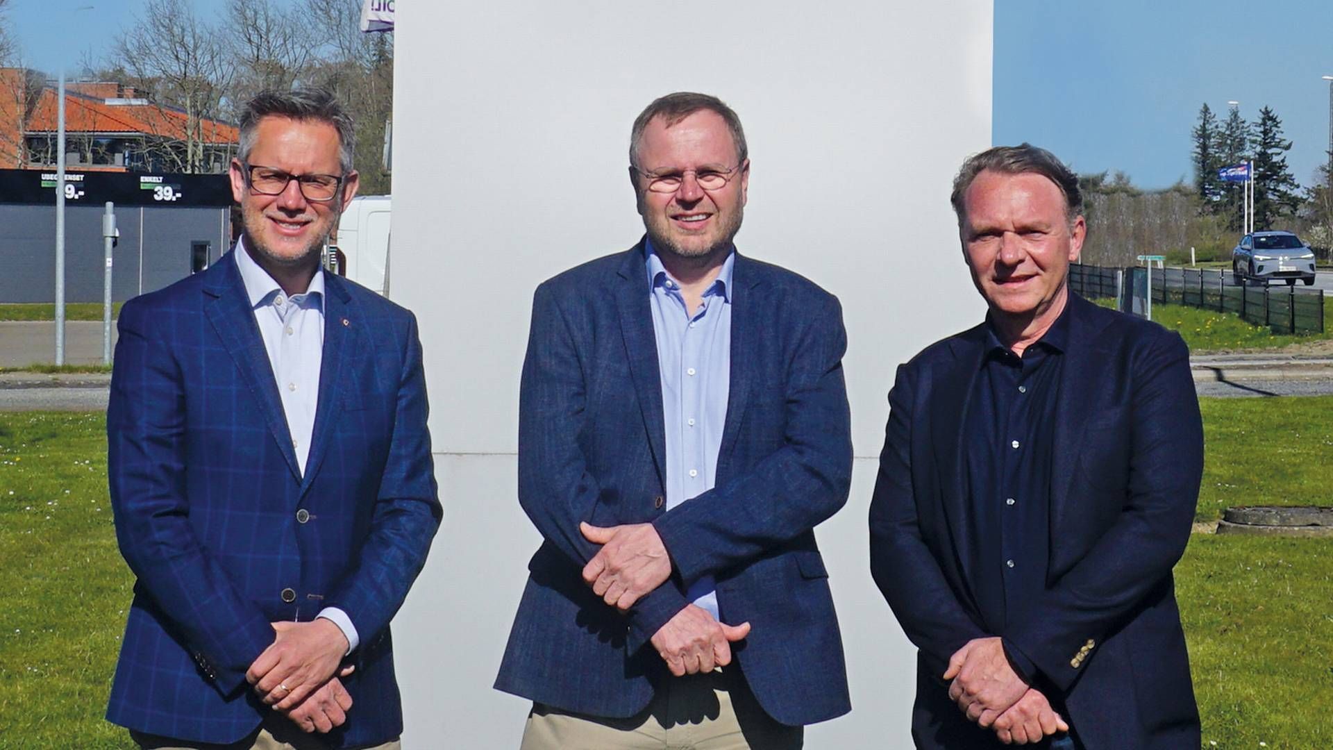 Fra venstre: Geert Kraak, Kristian Jakobsen og Jacco Vermeij | Foto: Maskinhandler Indkøbsringen