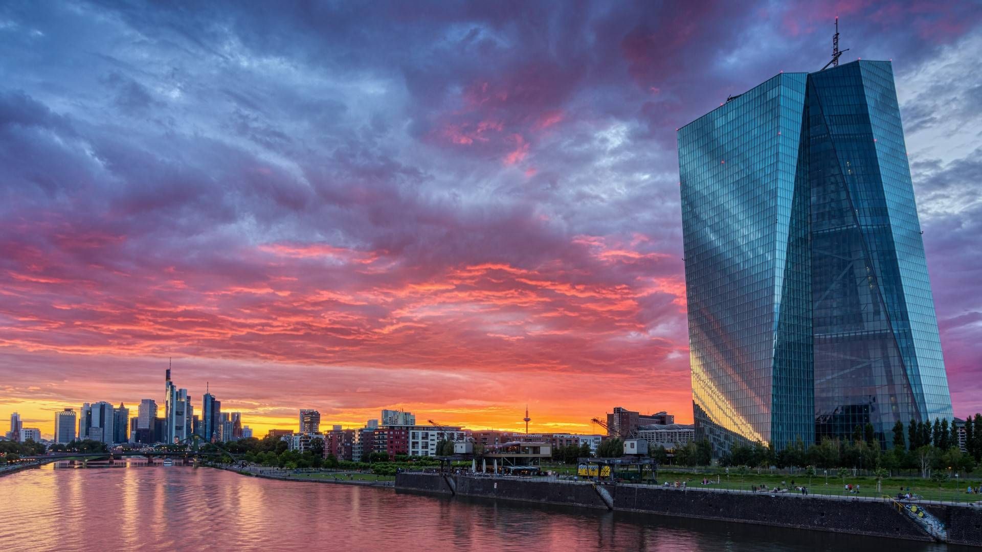 Schöner Ausblick: Der EZB in Frankfurt bescherte der geglückte T2-Start einen guter Tag