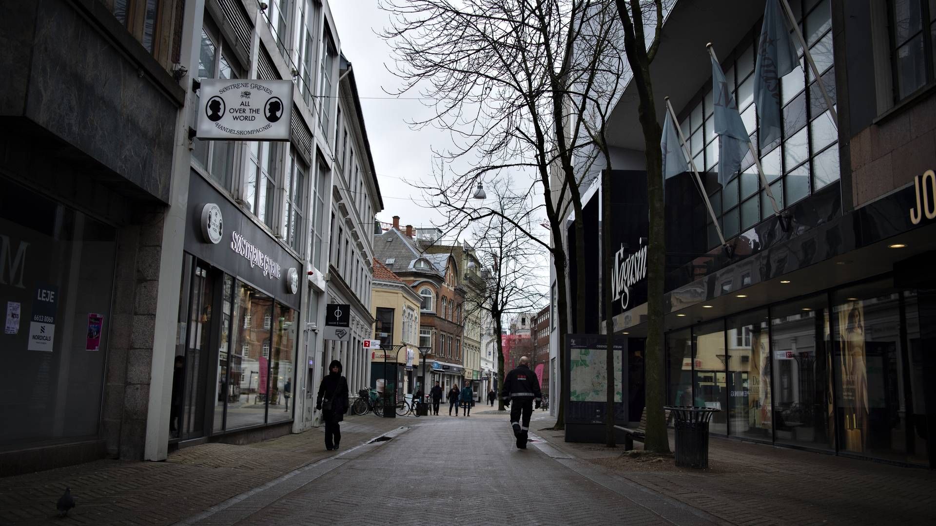 Det fynske advokatfirma Ideal har sit Odense-baserede kontor på Vestergade i byen. | Foto: Brian Karmark/ERH