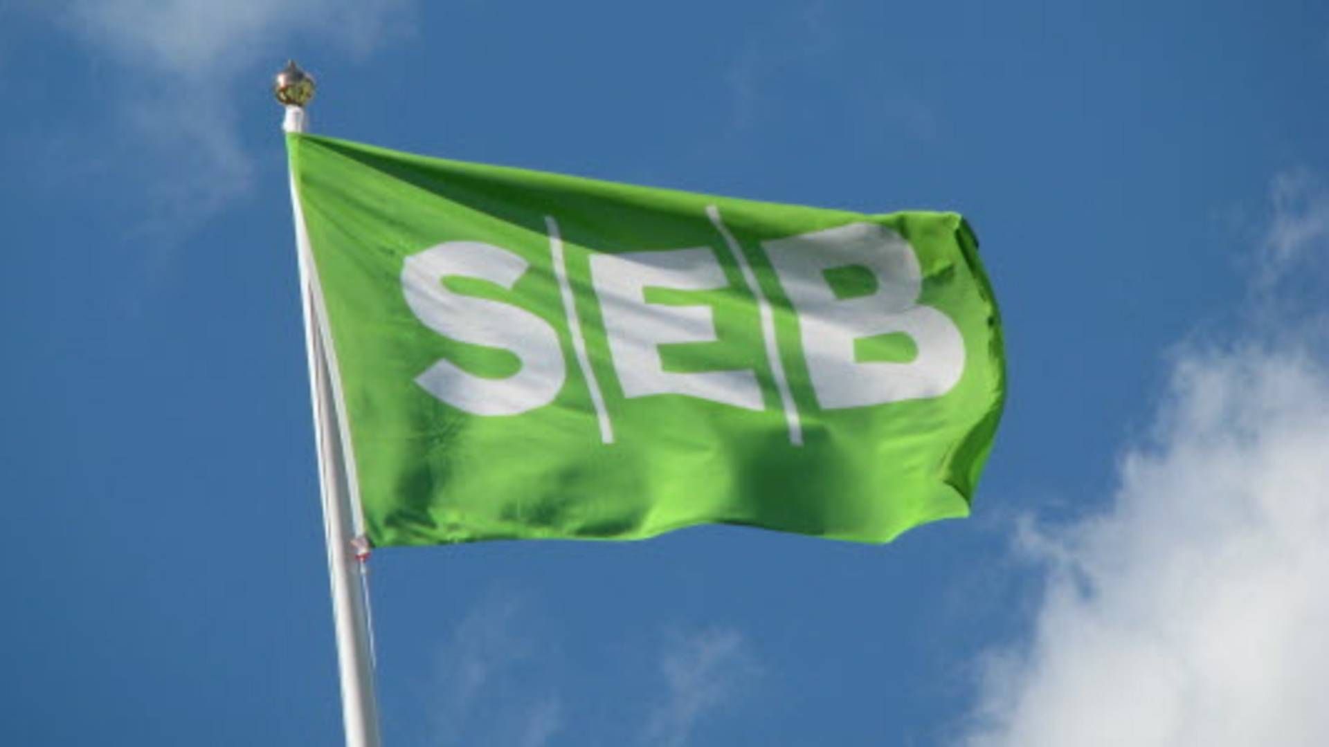Flag showing SEB's logo. | Photo: PR/SEB