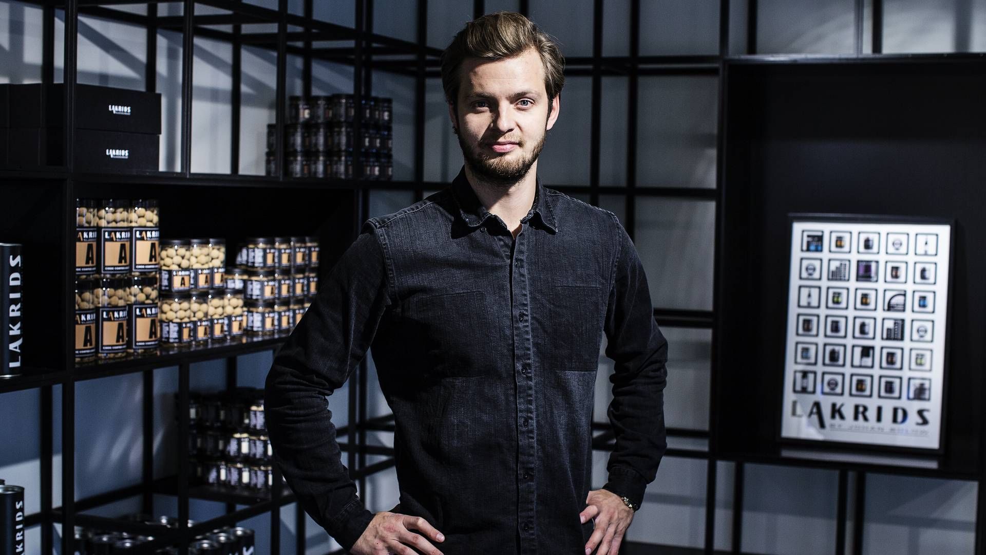 Johan Bülow har skabt en stor, dansk e-eksport-succes på sine lakridsproduktioner, der sælges i en lang række lande. | Foto: Niels Hougaard