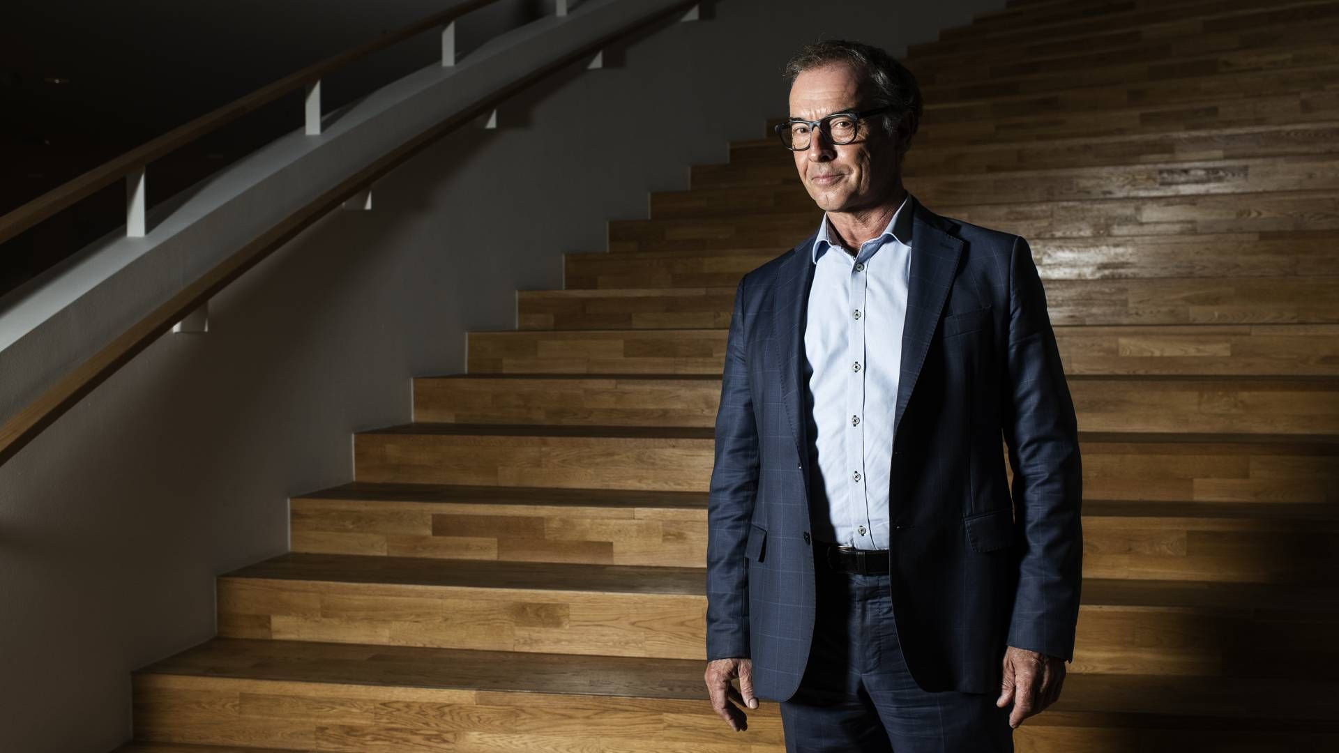 Mads Krogsgaard Thomsen, adm. direktør i Novo Nordisk Fonden ser ikke, at det som en realistisk løsning på problemet, at man lader vær med at dyrke svineproduktionen så intensivt som i dag. | Foto: Gregers Tycho/ERH