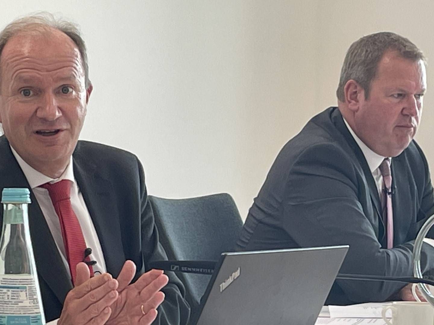 Michael Breuer, Präsident des Rheinischen Sparkassenverbands und Geschäftsführer Thomas Pennartz. | Foto: Sonja Ingerl