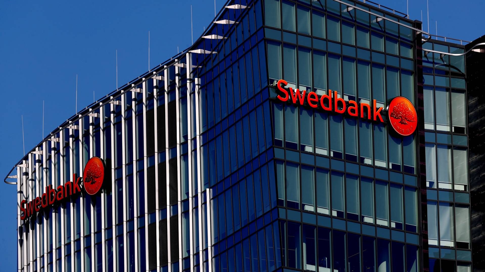 Swedbank har torsdag præsenteret regnskabstal for første kvartal. | Foto: Ints Kalnins/Reuters/Ritzau Scanpix