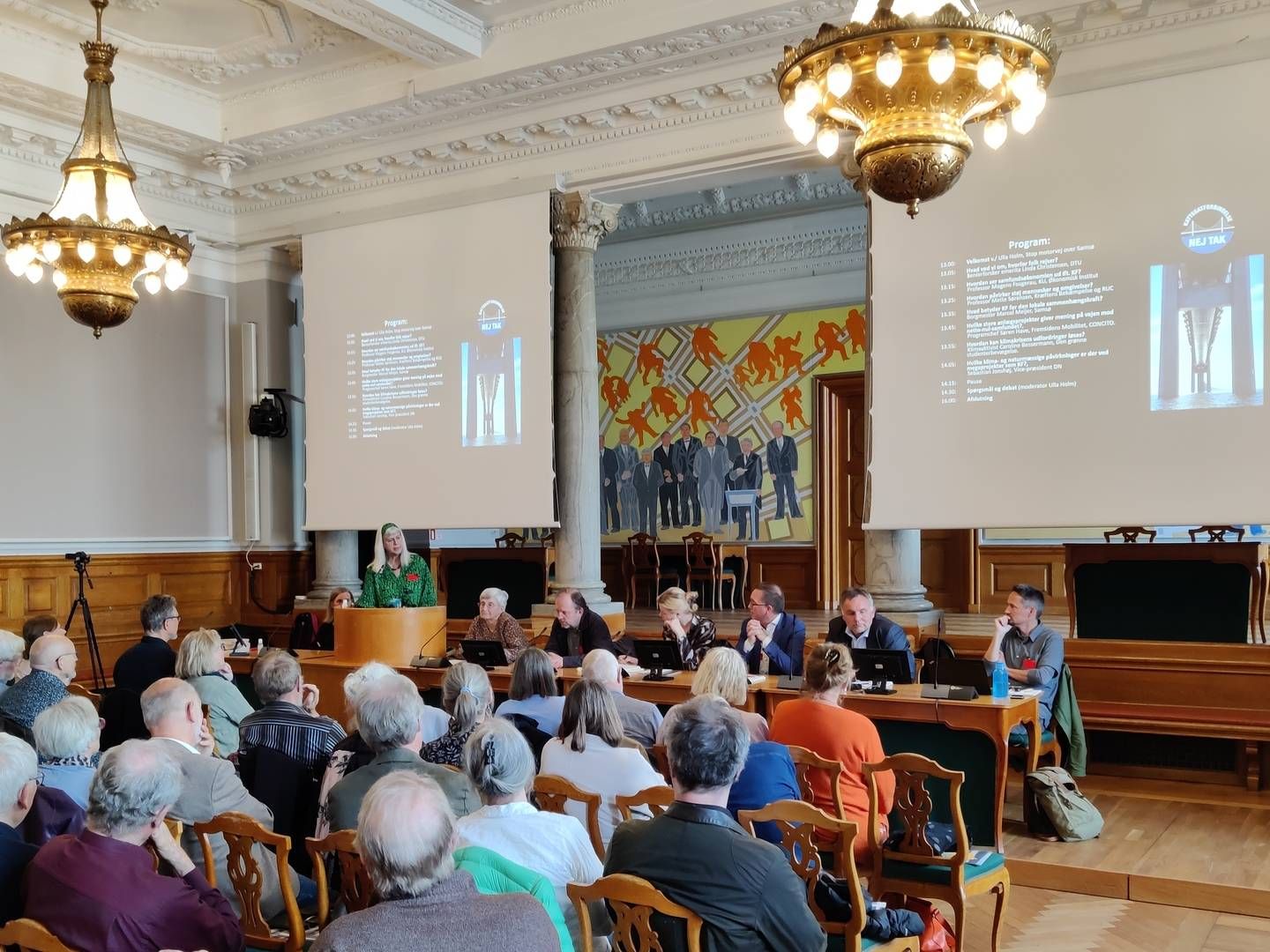 En høring om Kattegatforbindelsen fandt sted torsdag i Folketinget. | Foto: Anja Hauge