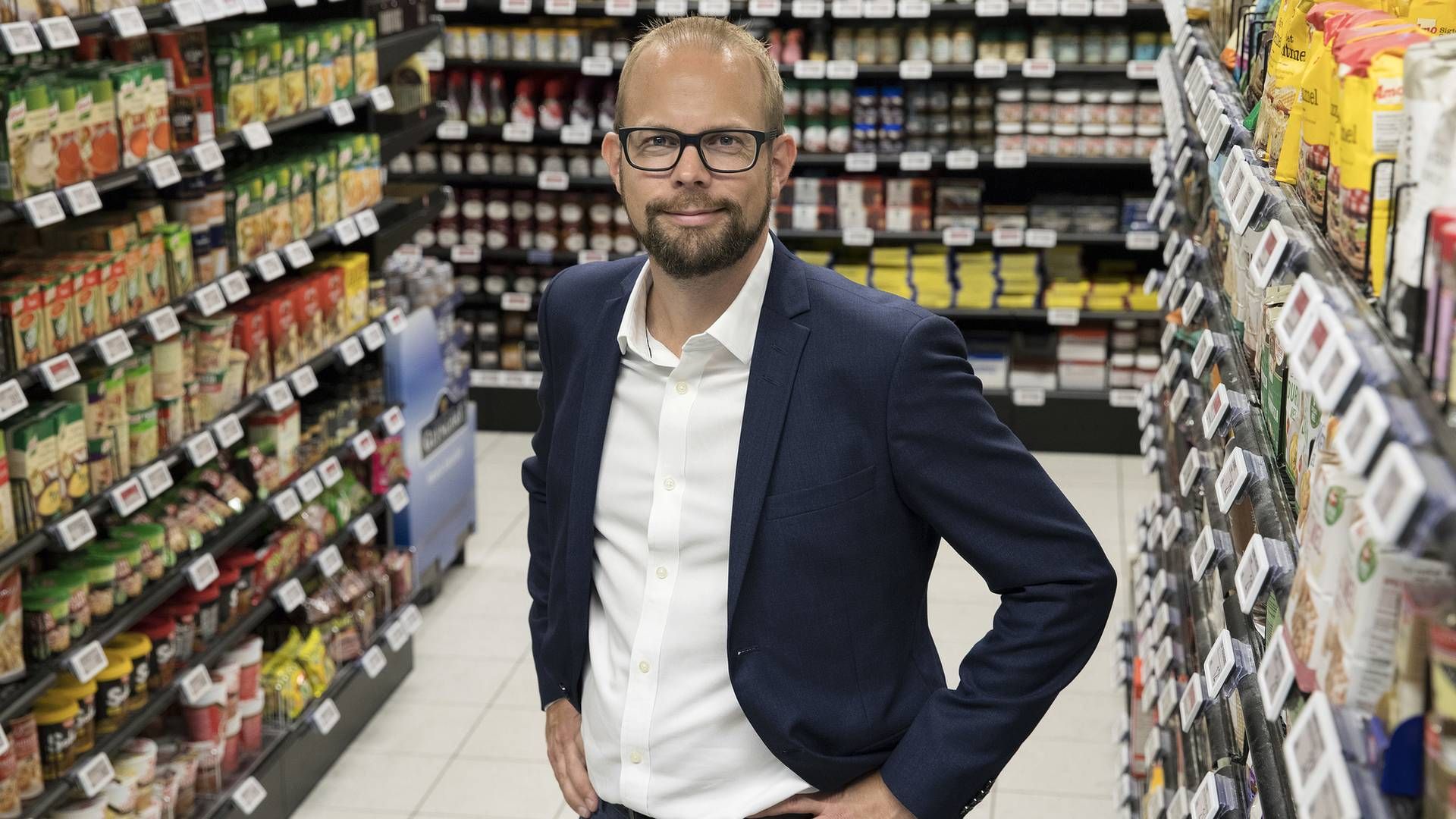 ”Der er mørke skyer forude for Danmark og dagligvarebranchen,” siger Kræn Østergaard Nielsen, der er adm. direktør i Coop. | Foto: PR/Coop