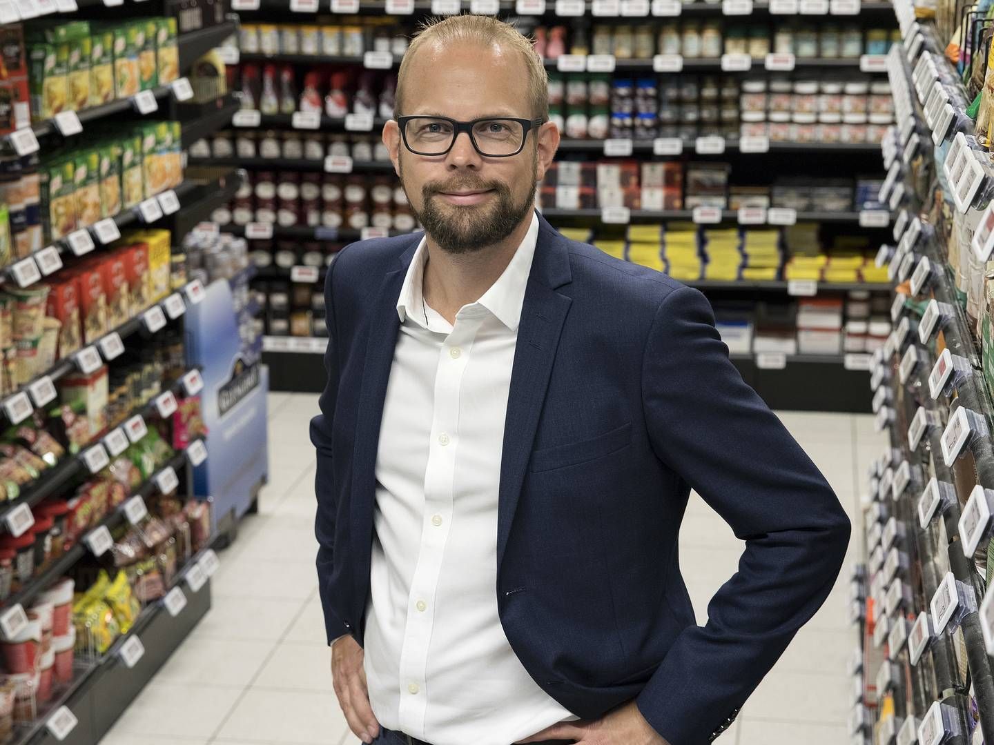 ”Der er mørke skyer forude for Danmark og dagligvarebranchen,” siger Kræn Østergaard Nielsen, der er adm. direktør i Coop. | Foto: PR/Coop