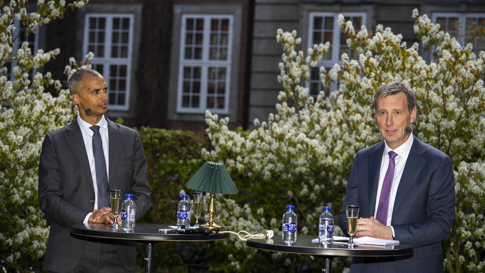 Mattias Tesfaye (tv.) overtog mandag rollen som justitsminister efter Nick Hækkerup. | Foto: Martin Sylvest