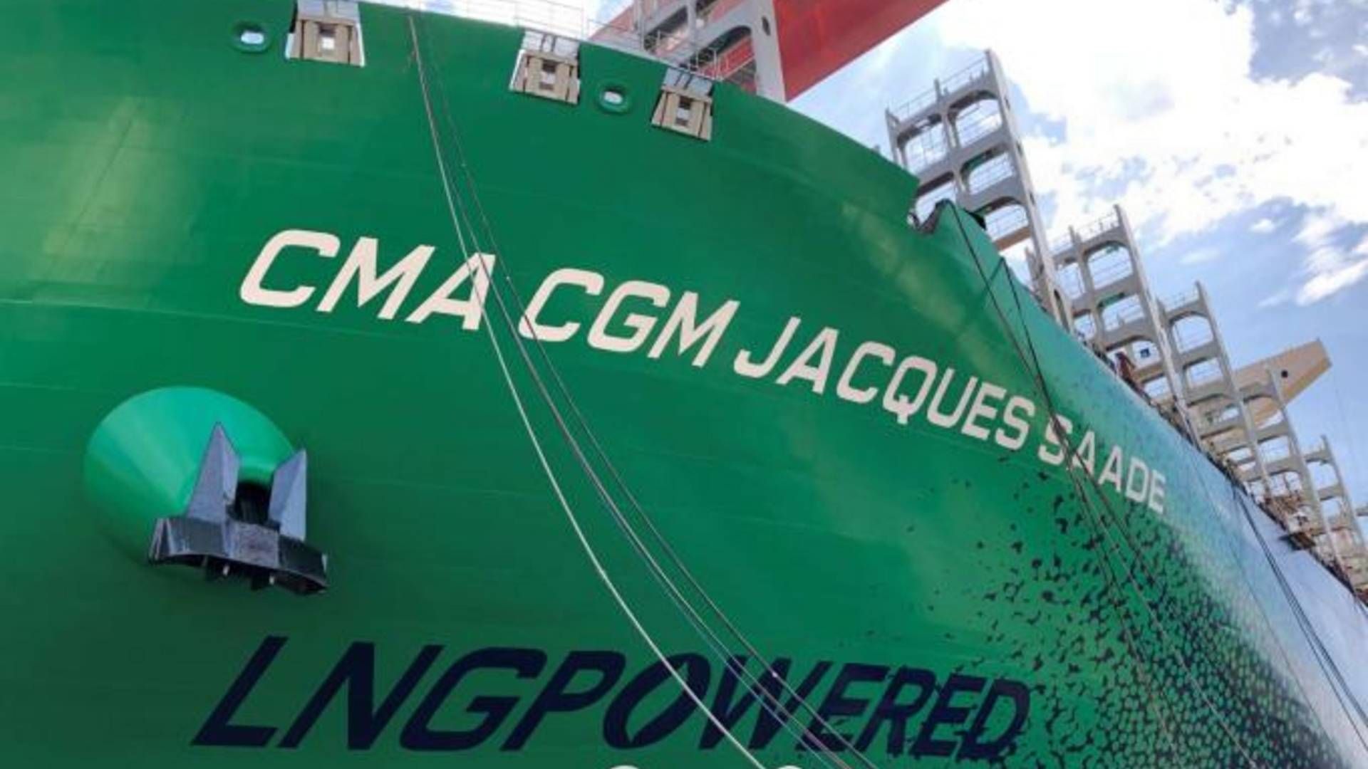 According to the EU's environment committee, ENVI, carbon emissions ought to reduced by 100 percent in 2050 instead of the proposed 75 percent. According to NGO network GSCC, this means that no more ships will sail on LNG in the EU as of 2035. | Photo: PR/CMA CGM
