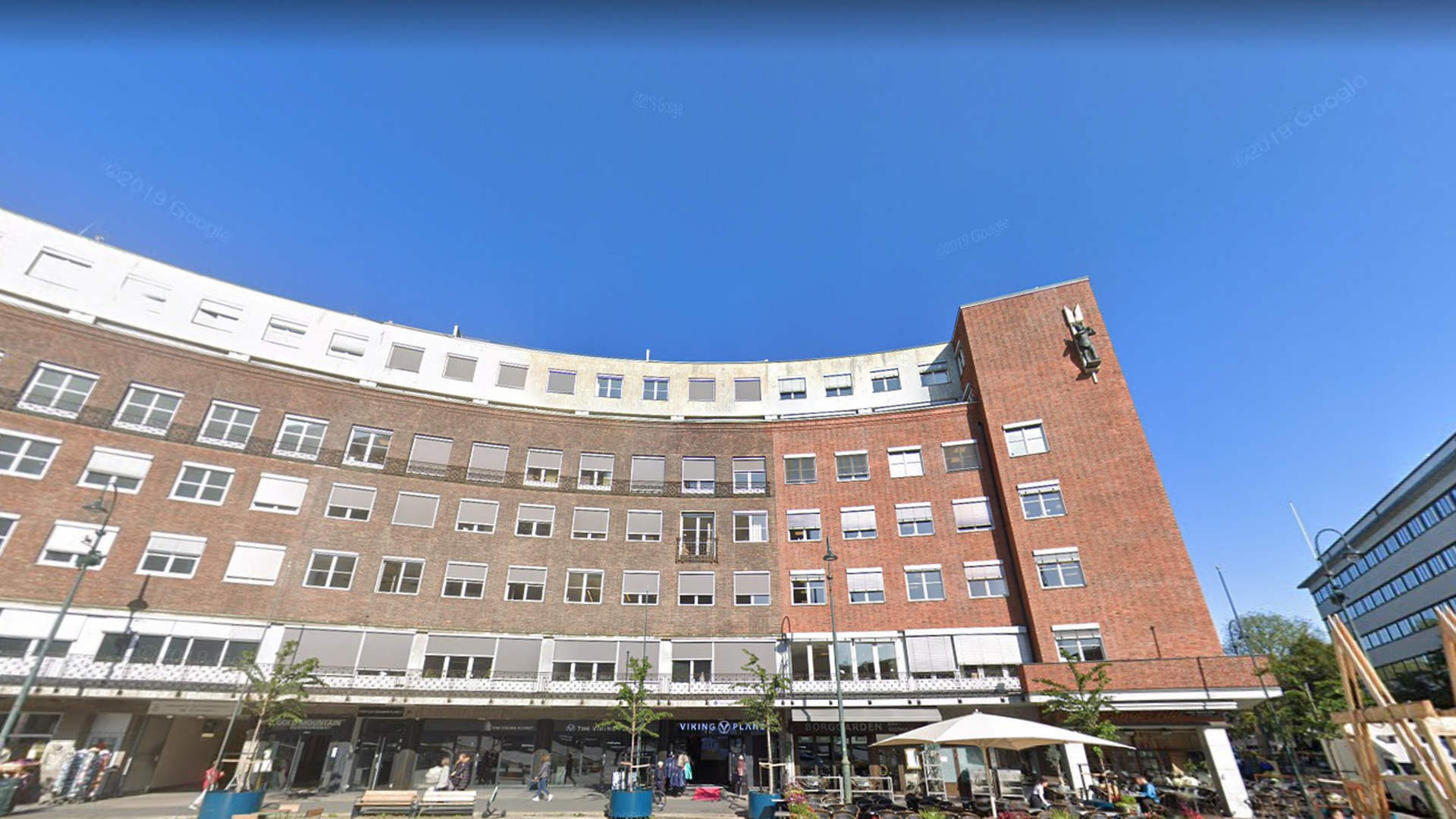 Wahl-Larsen har kontorer på Fridtjof Nansens plass 5 i Oslo sentrum. | Foto: Google Street View