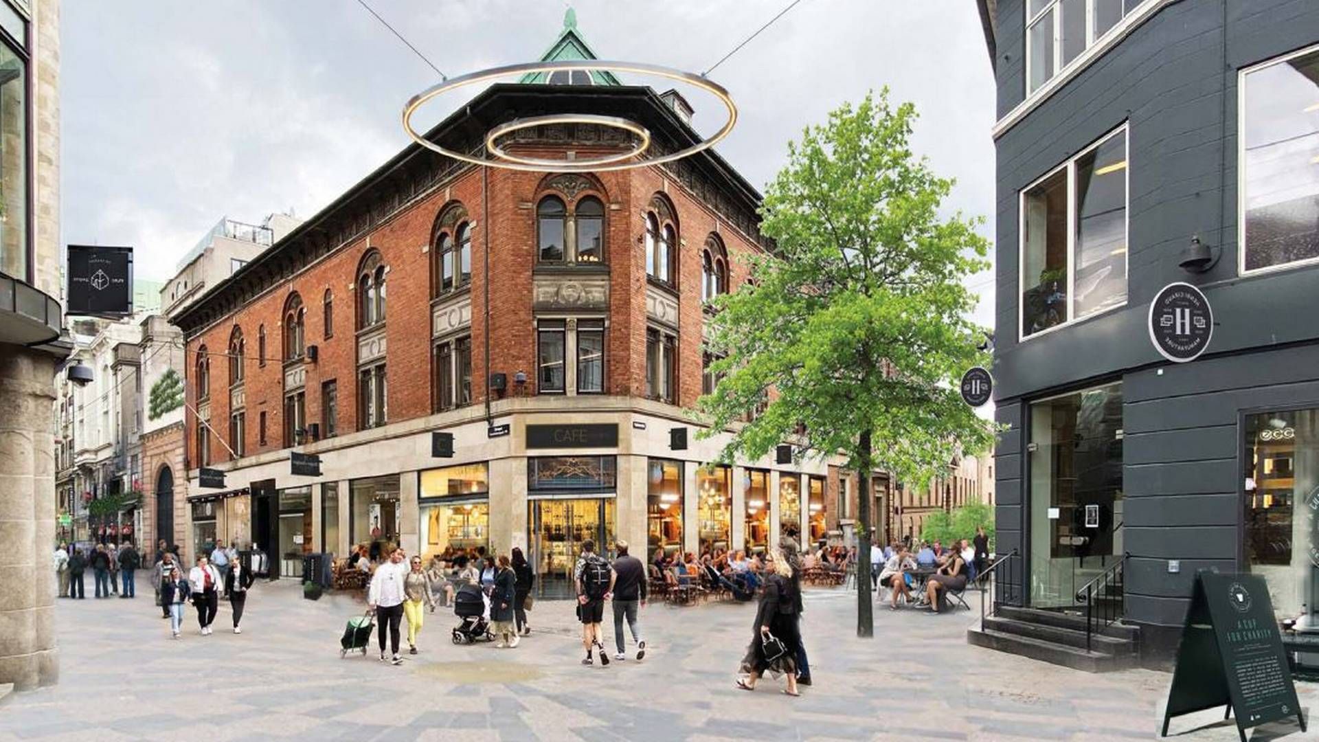 Ny belysning og belægning skal være med til at give Frederiksberggade-delen af Strøget et tiltrængt ansigtsløft. | Foto: PR-visualisering / Designgroup Architects