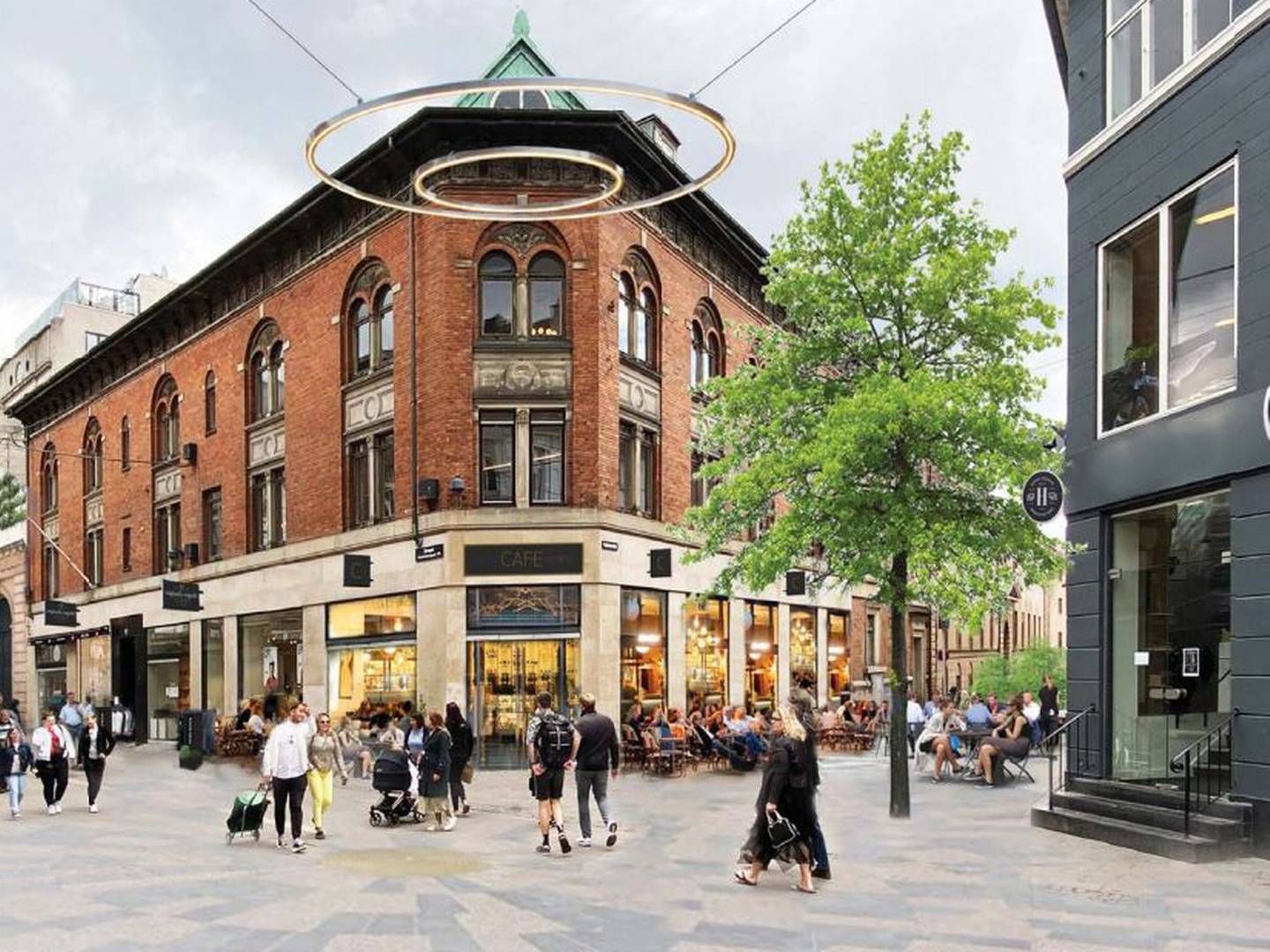 Ny belysning og belægning skal være med til at give Frederiksberggade-delen af Strøget et tiltrængt ansigtsløft. | Foto: PR-visualisering / Designgroup Architects