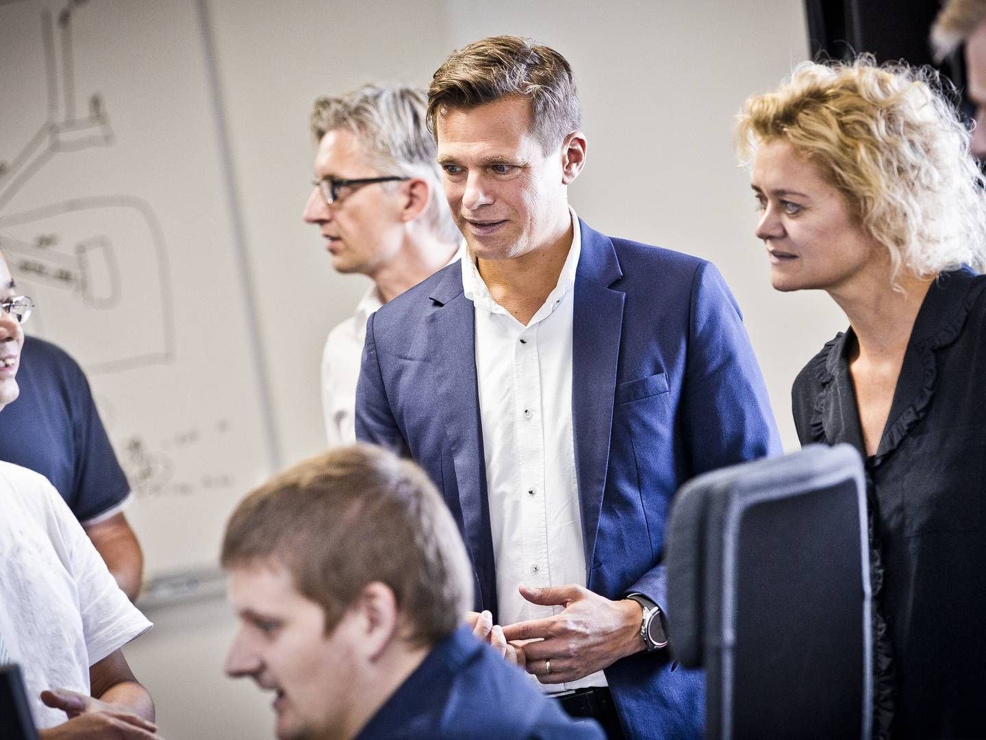 Daniel Lux (i midten) er adm. direktør og stifter af Seluxit. | Foto: Ernst Tobisch/Seluxit/PR