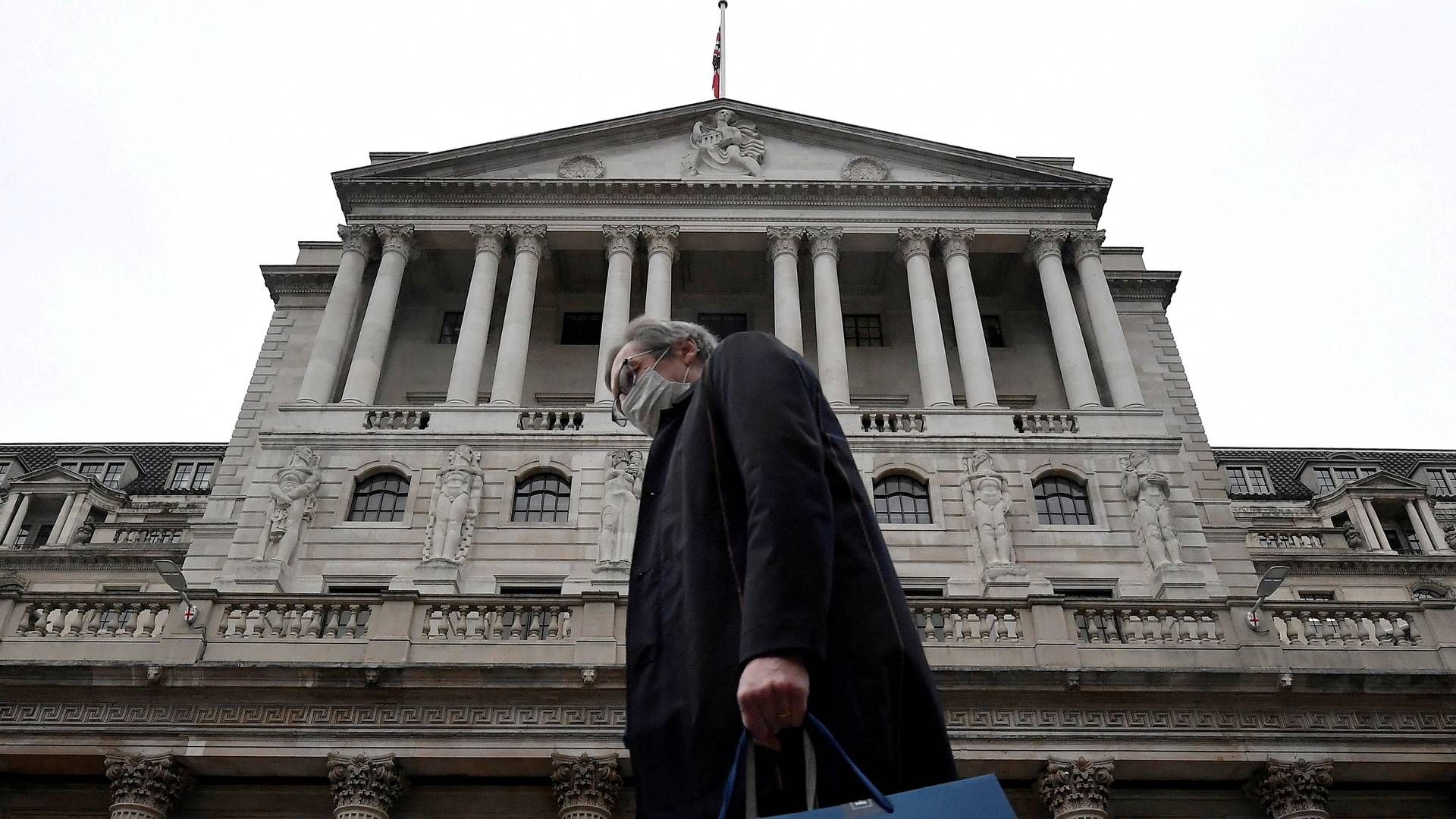 Renten i Bank of England er nu på 1,00 pct. | Foto: Toby Melville/REUTERS / X90004