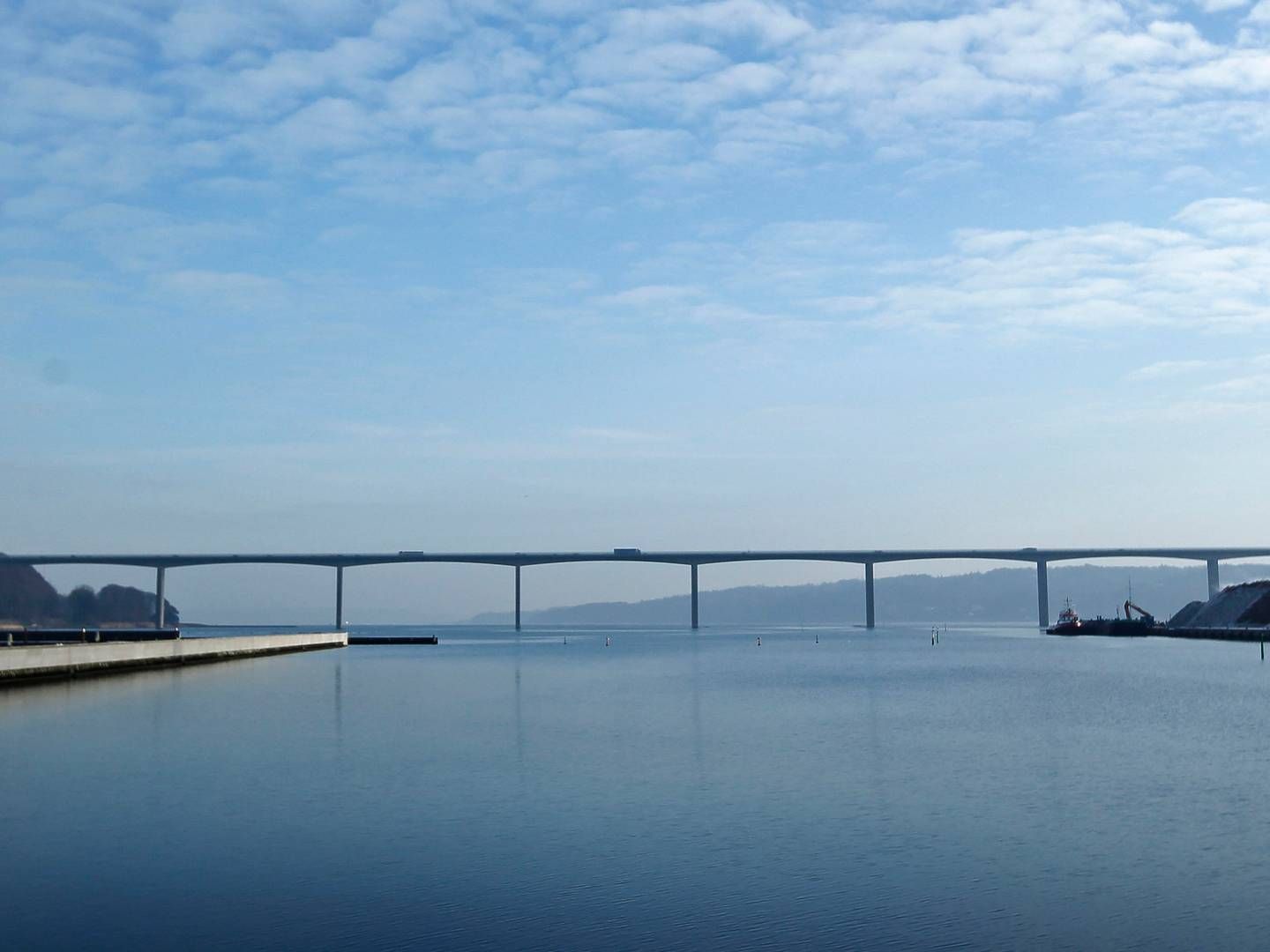 Vejlefjordbroen er blandt de broer, der skal udføres vedligehold på i år. | Foto: Jens Dresling/Ritzau Scanpix