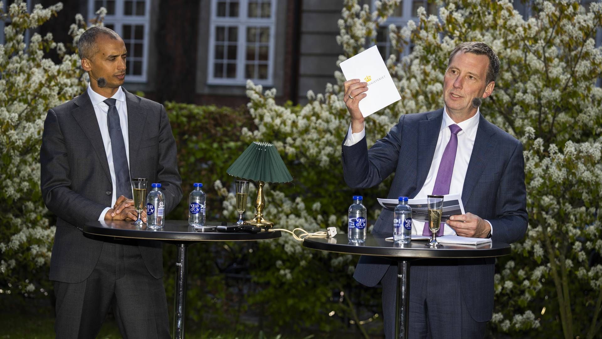 Mattias Tesfaye (tv) afløste i denne uge Nick Hækkerup som justitsminister. | Foto: Martin Sylvest